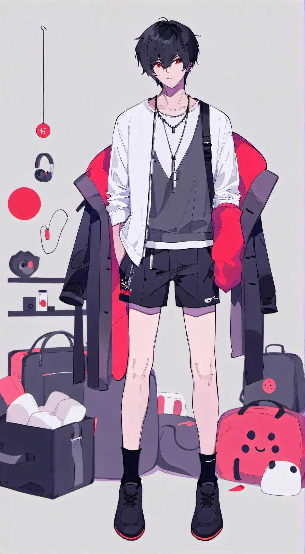 ai character: dark roomate  background