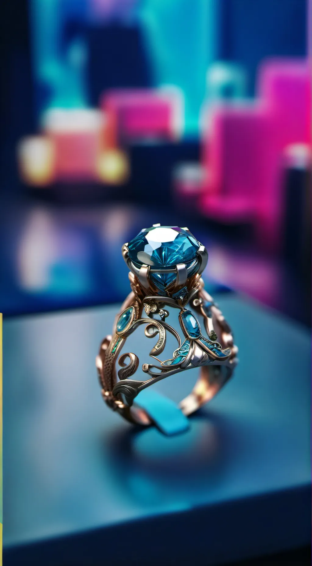 ai character: ∞ wishes ring background
