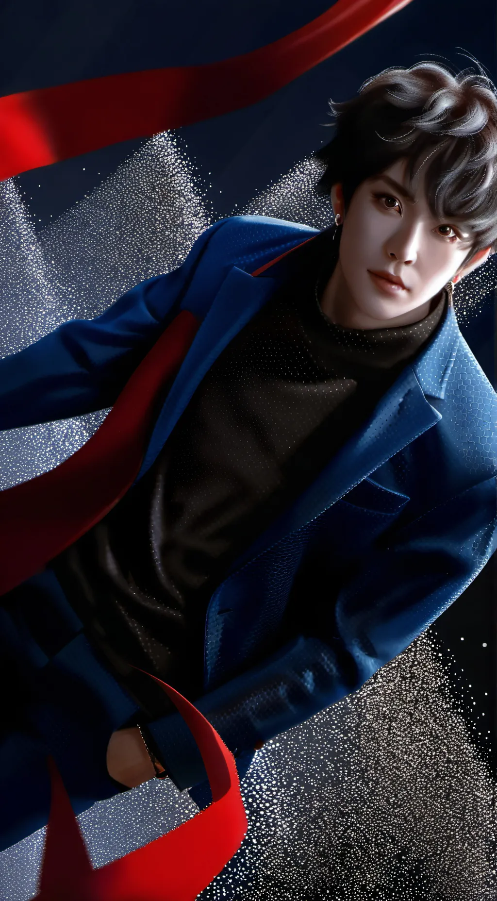 ai character: The man in a suit  background