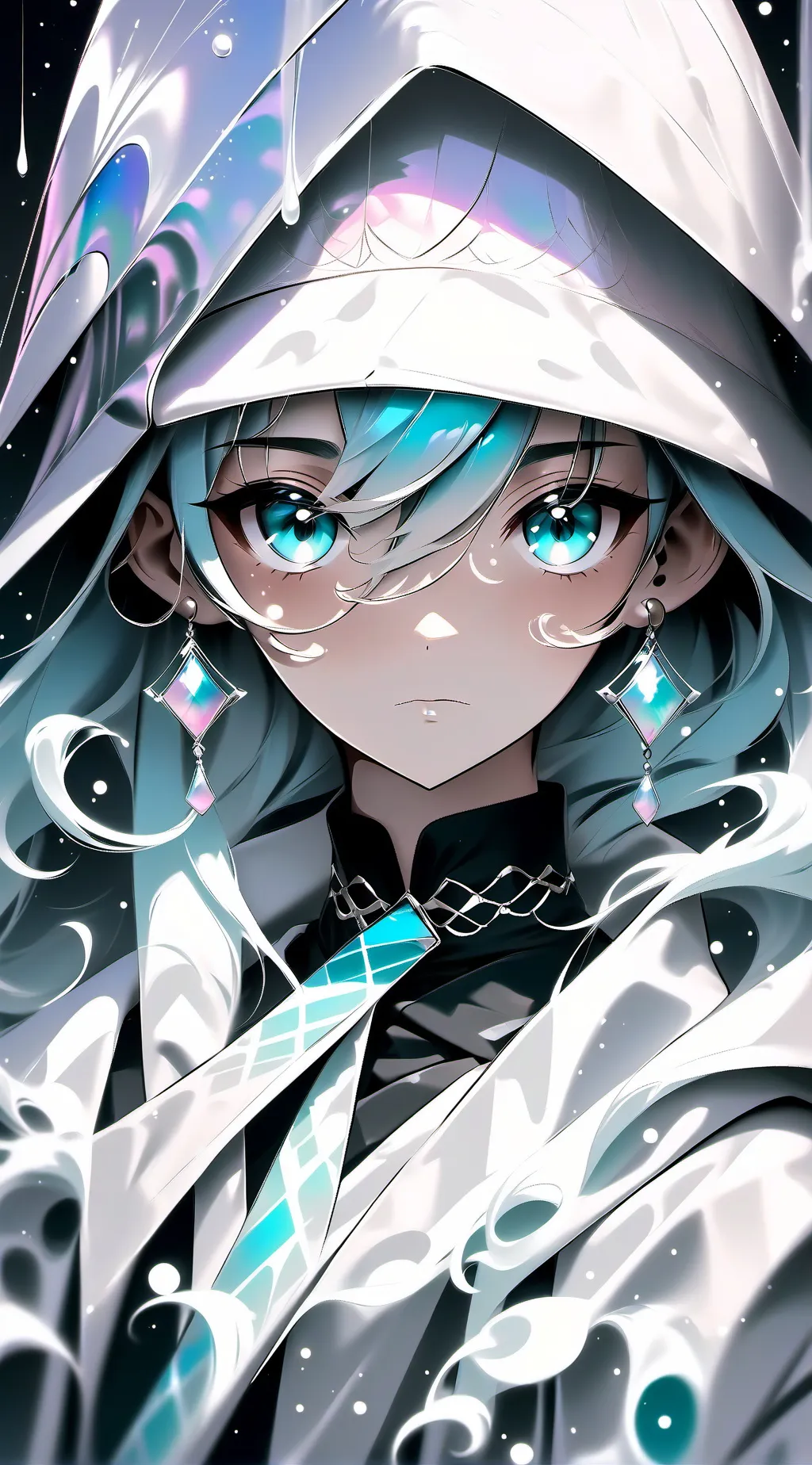 ai character: cian x blue  background