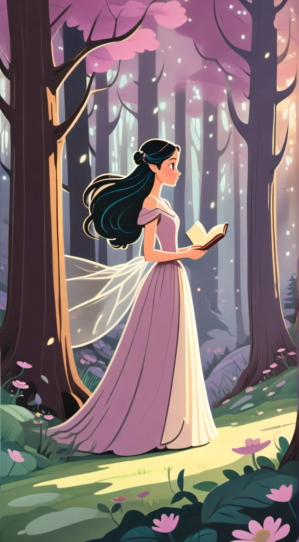 ai character: Elara background