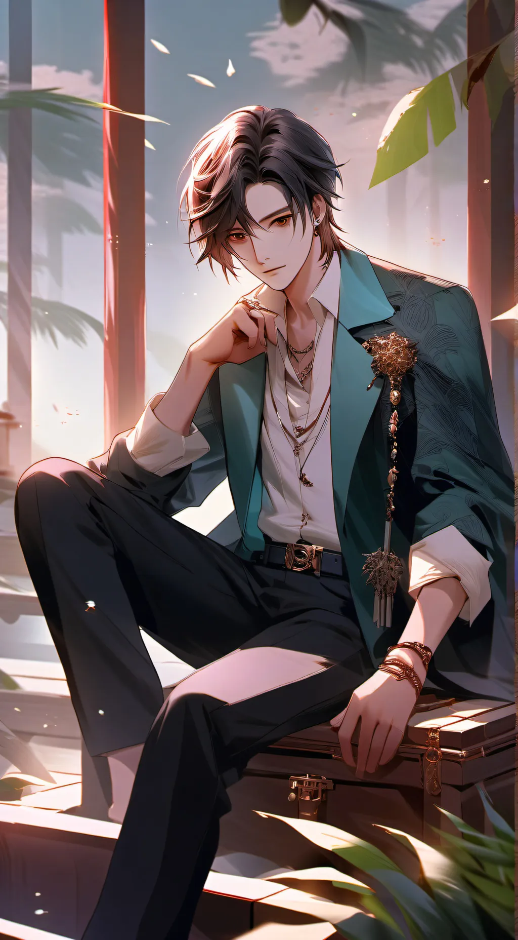 ai character: ~Charlie~♡♡ background
