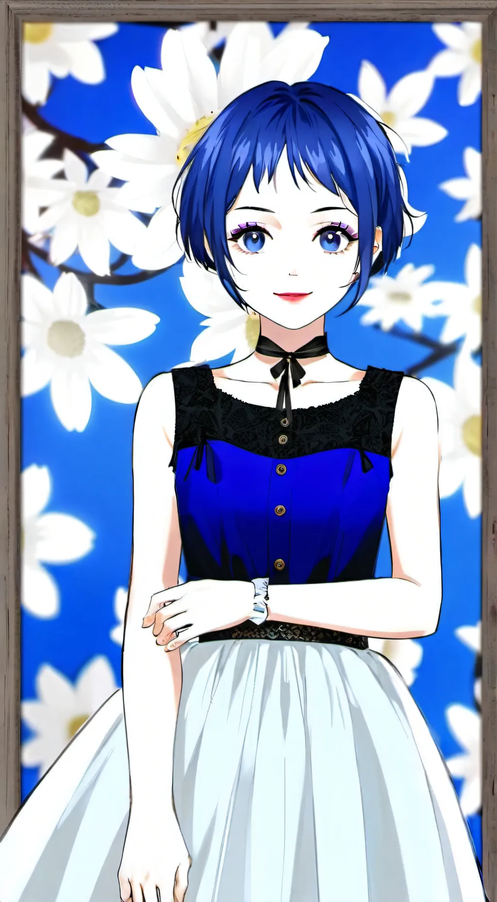 ai character: Sodalite gemstone  background