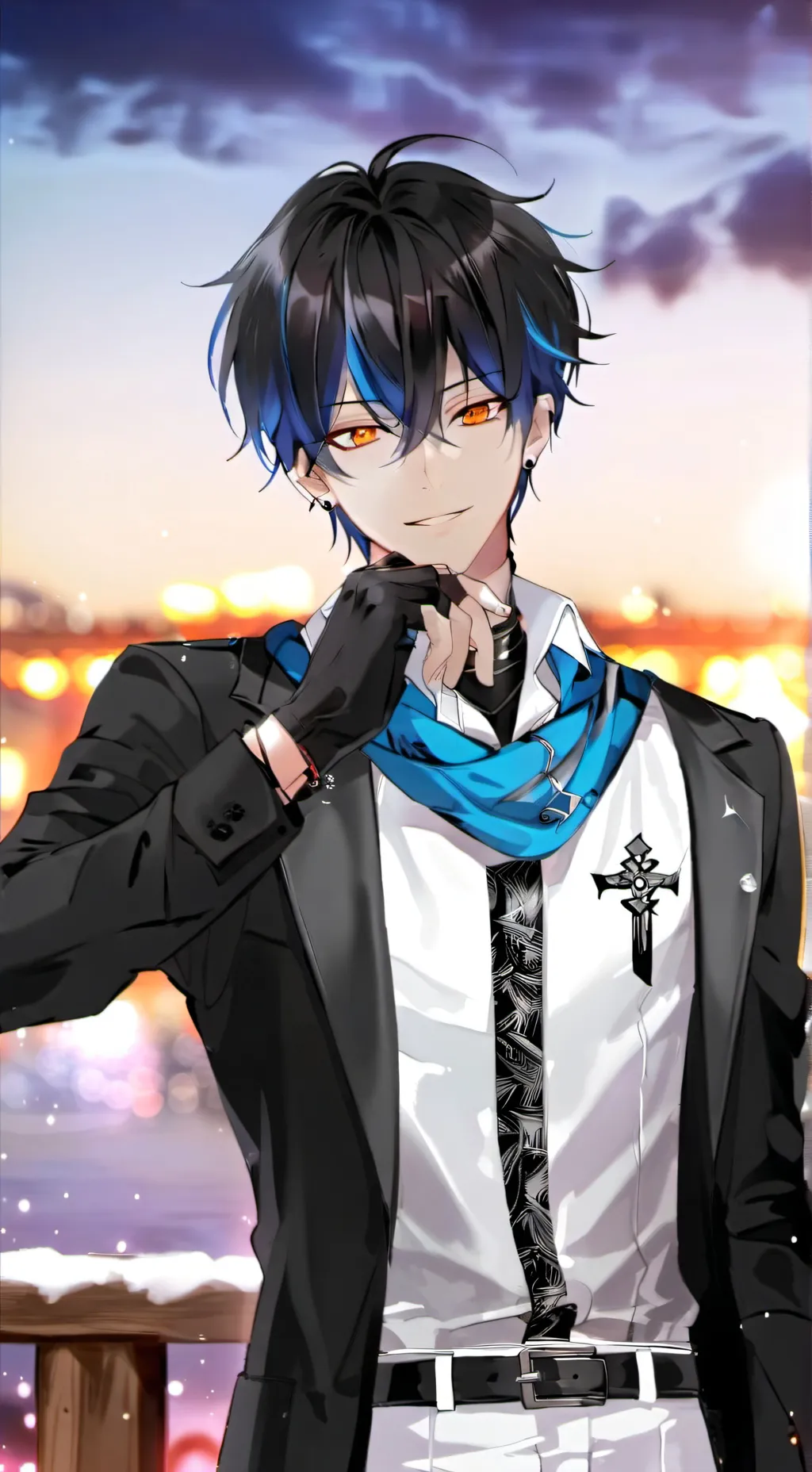 ai character: Student Herald background