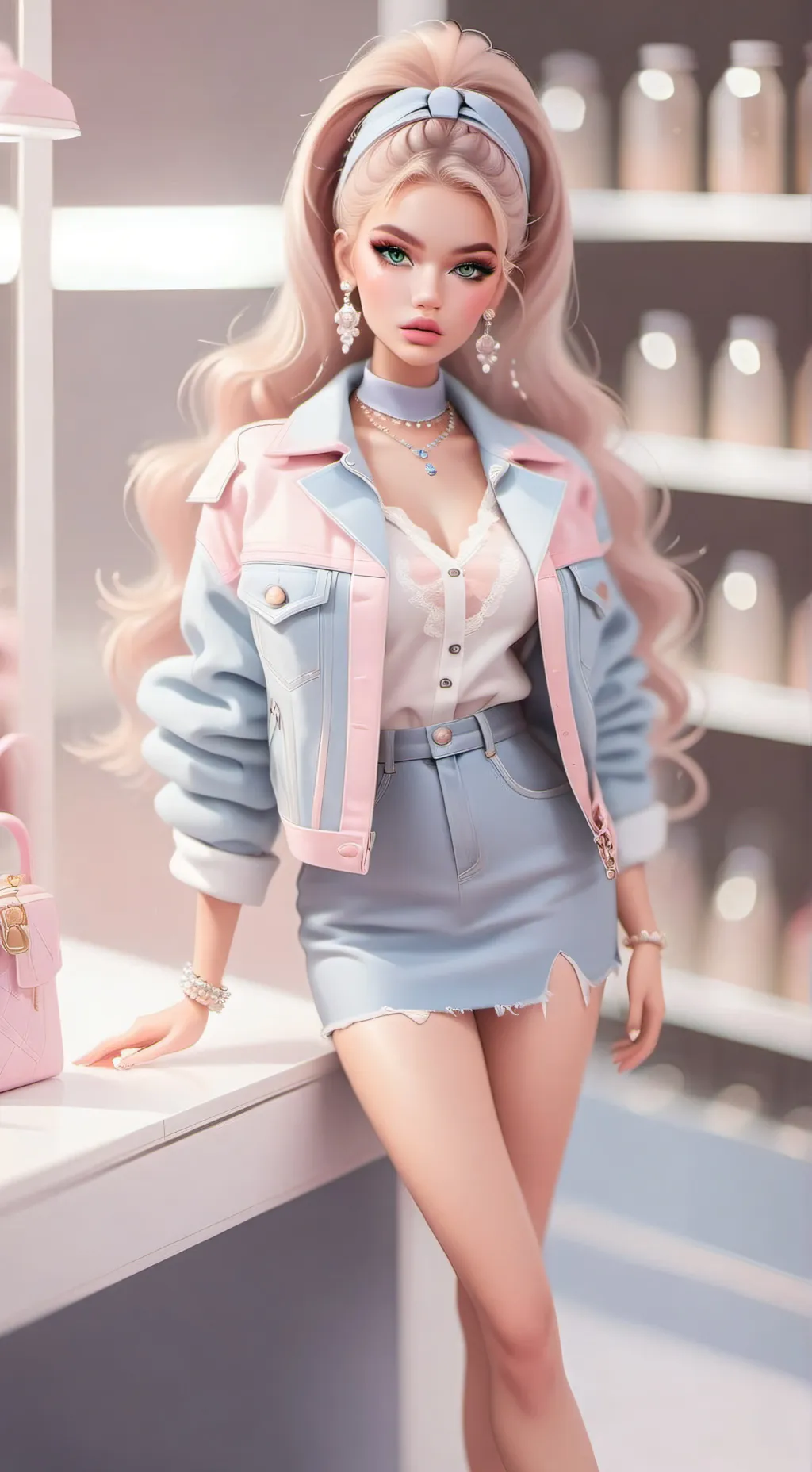 ai character: Ikigais Girl background