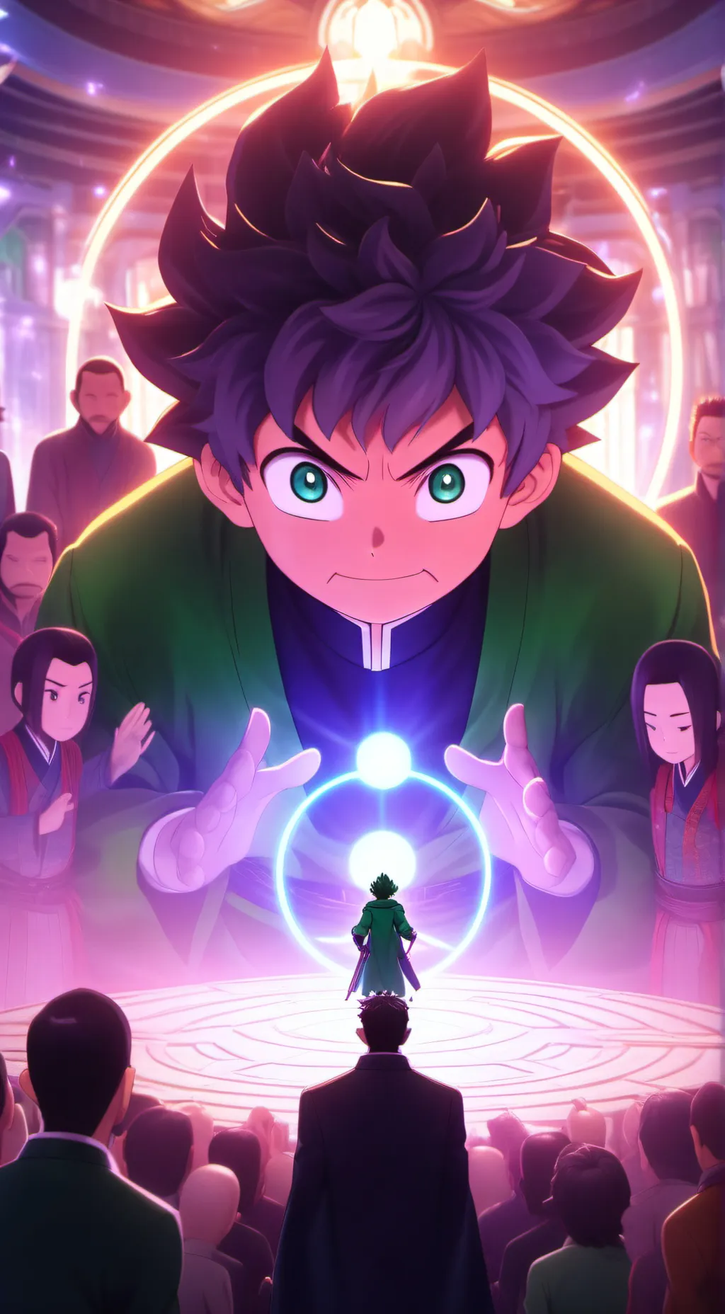 ai character: kid nap mha  background