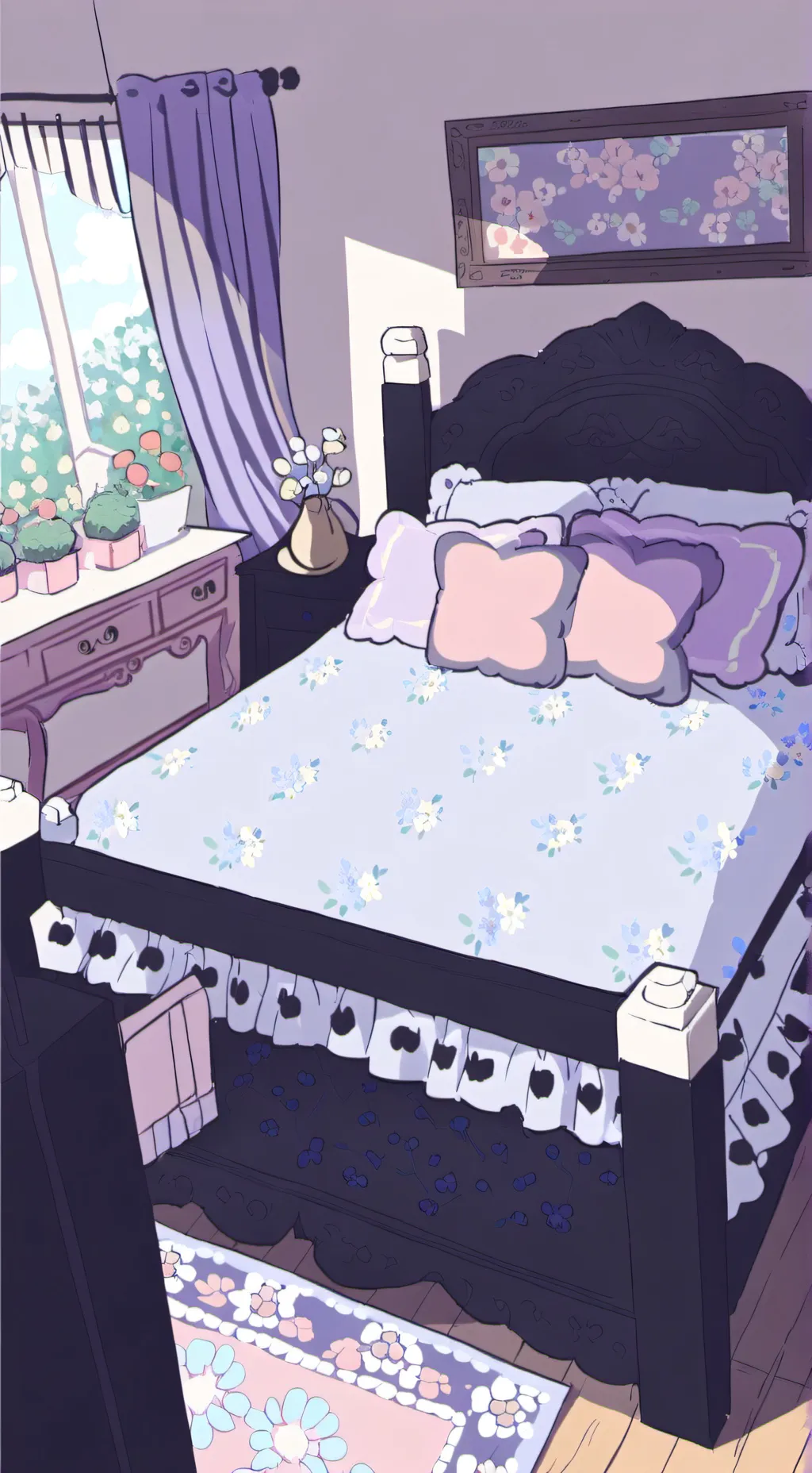 ai character: op sleepover background