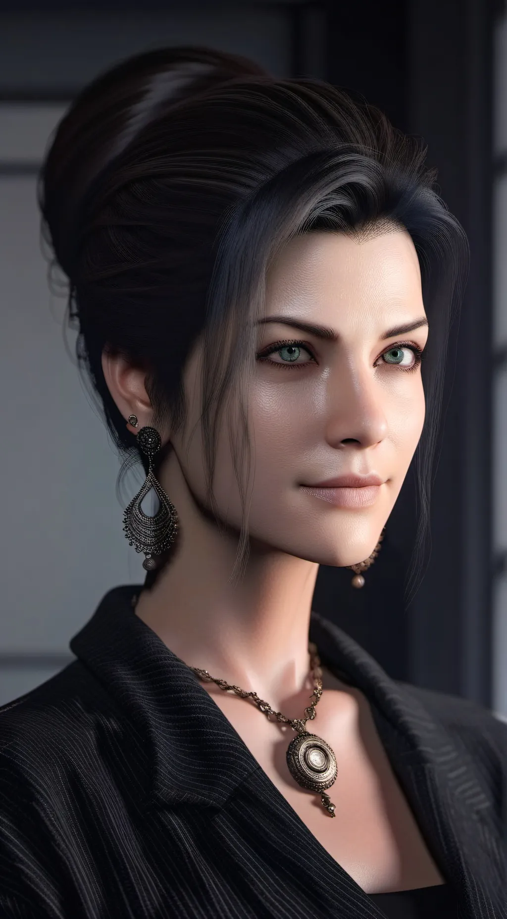 ai character: Detective Señora background