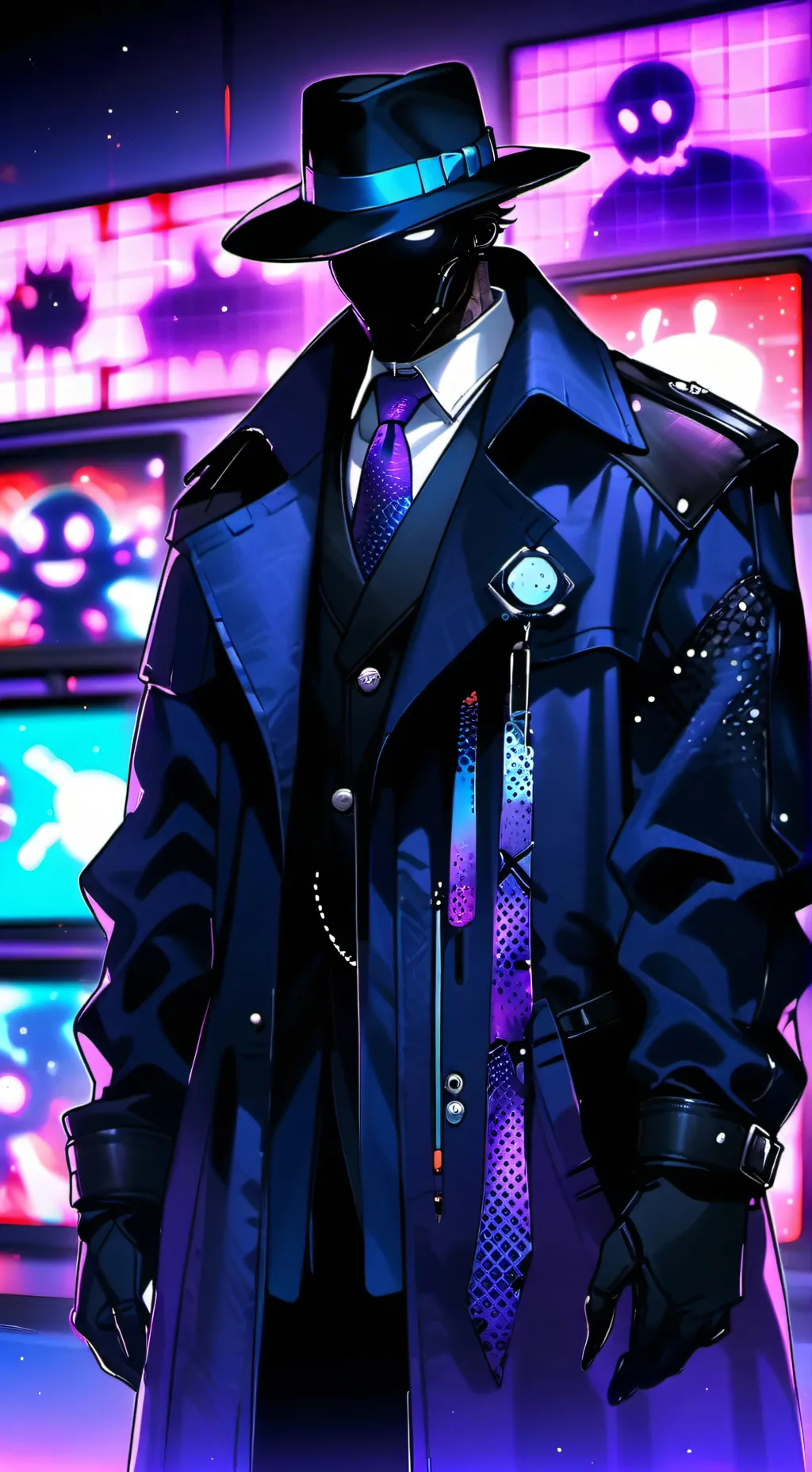 ai character: Digiterror  background