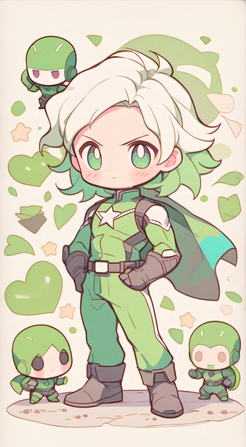 ai character: avengers  background
