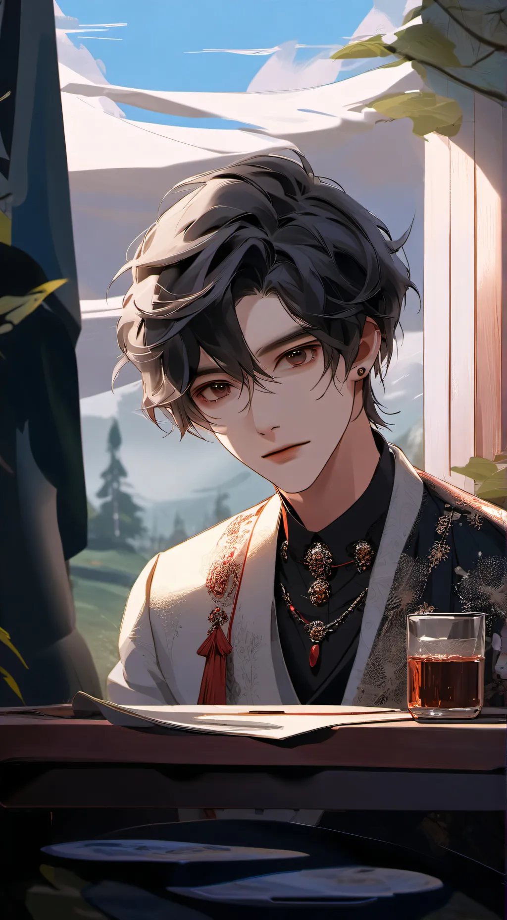 ai character: noahm background