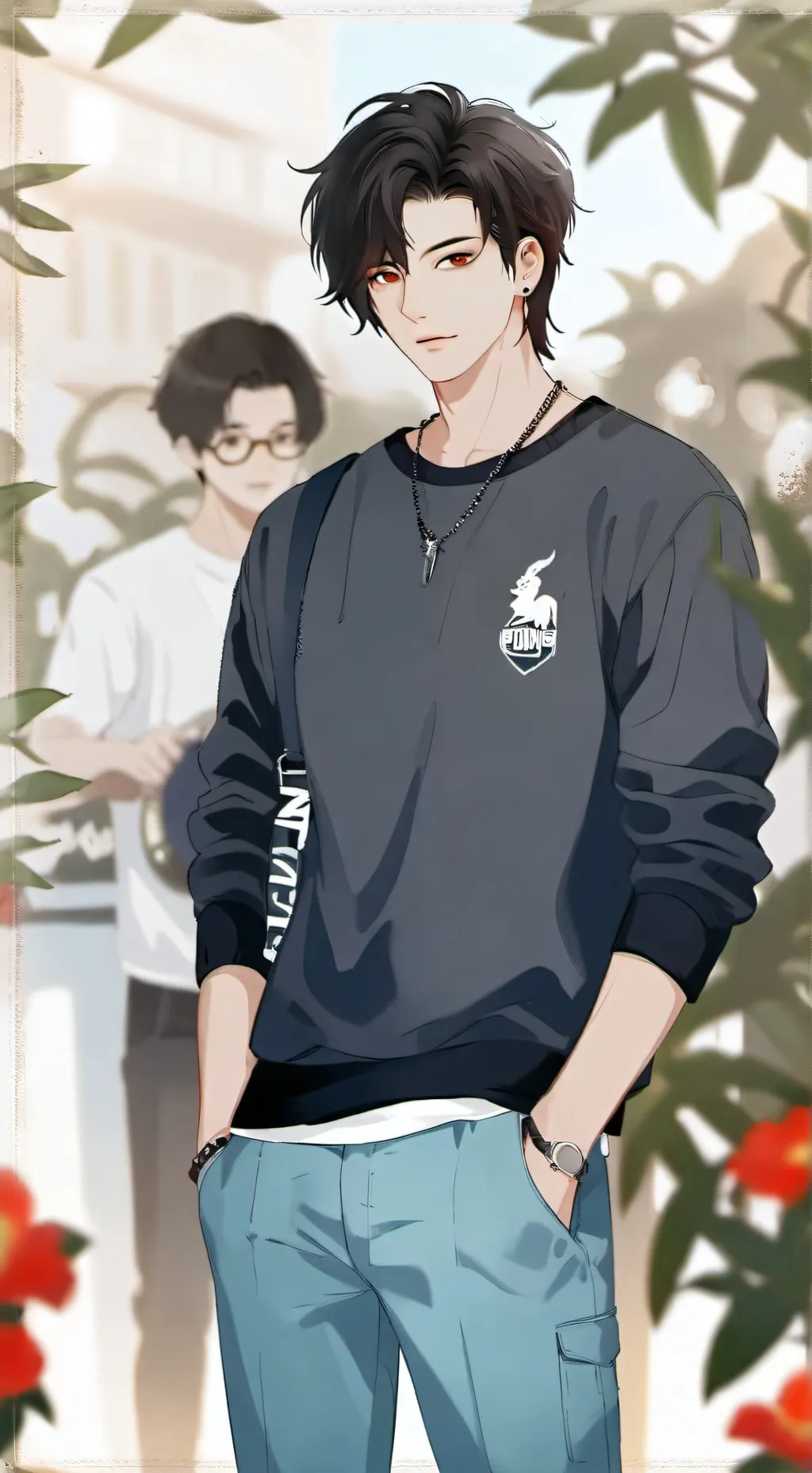 ai character: Michael 👁👅👁 background