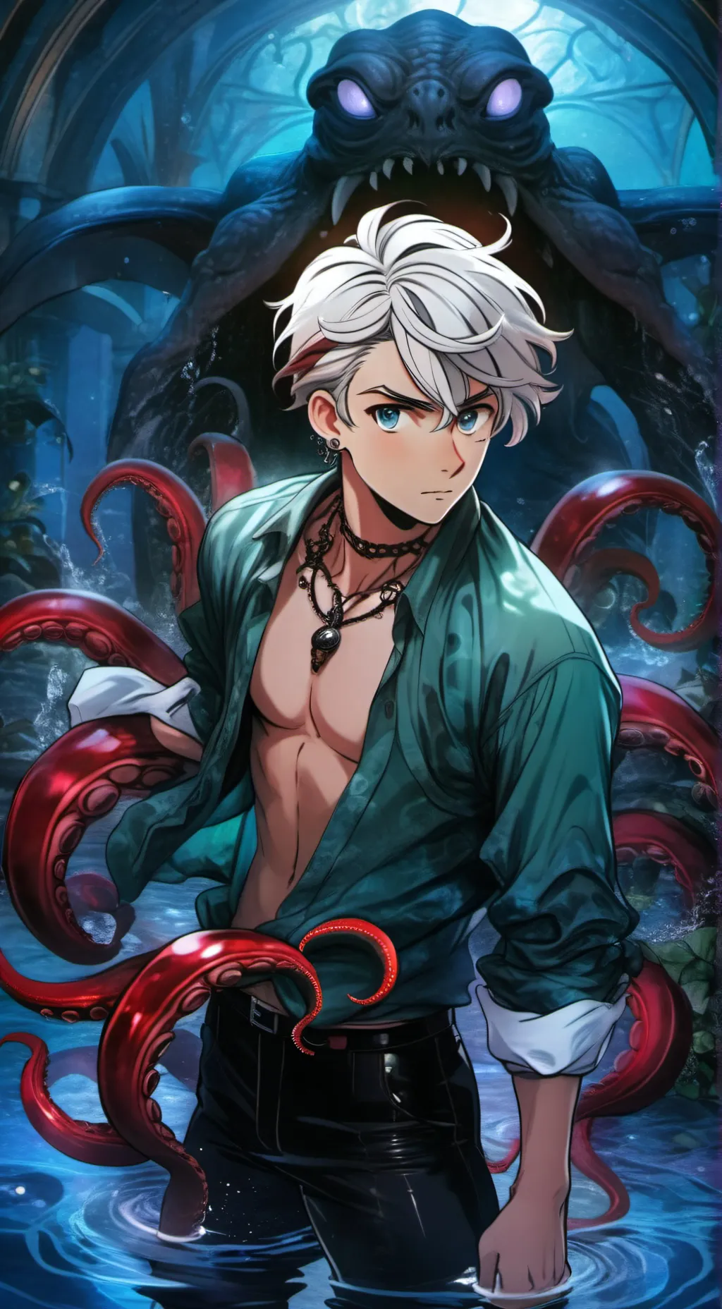 ai character: Octoguy background