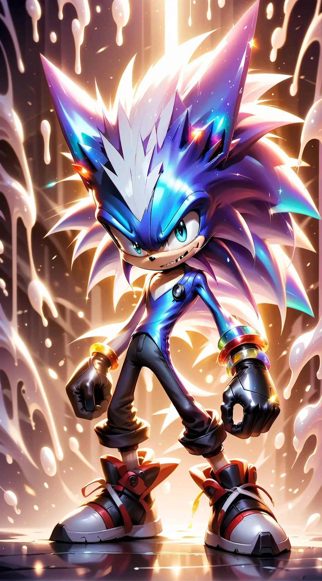 ai character: Sonic the hedgehog background