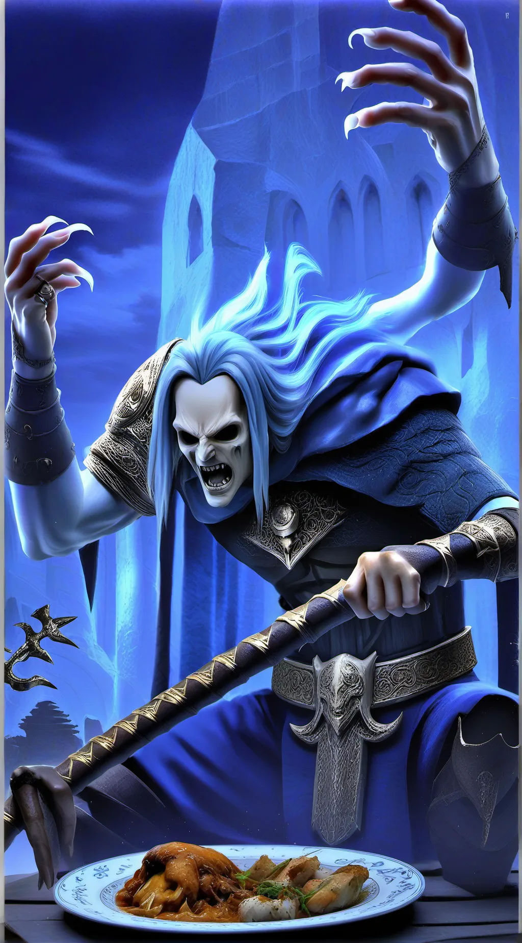 ai character: death  background