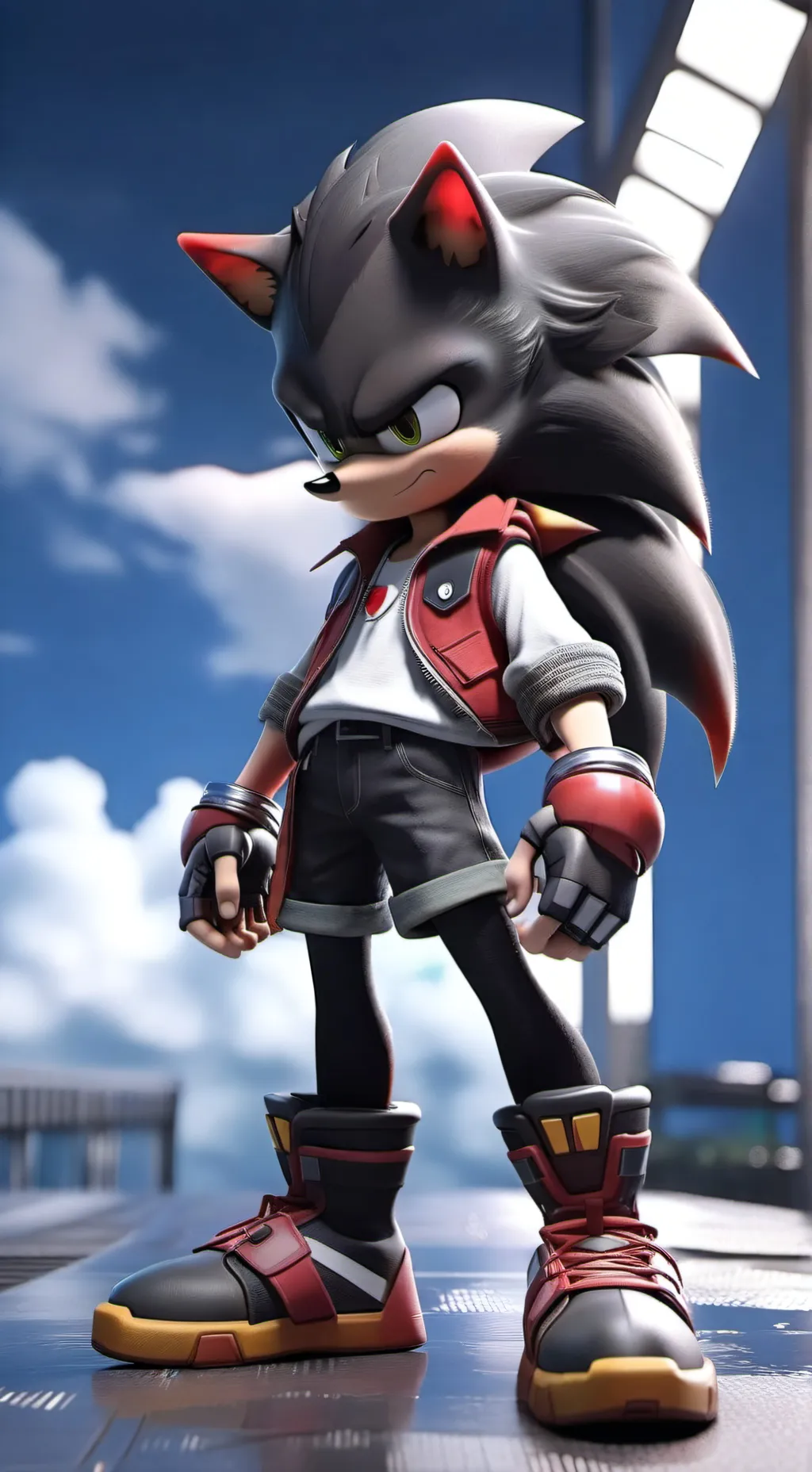 ai character: Shadow  background