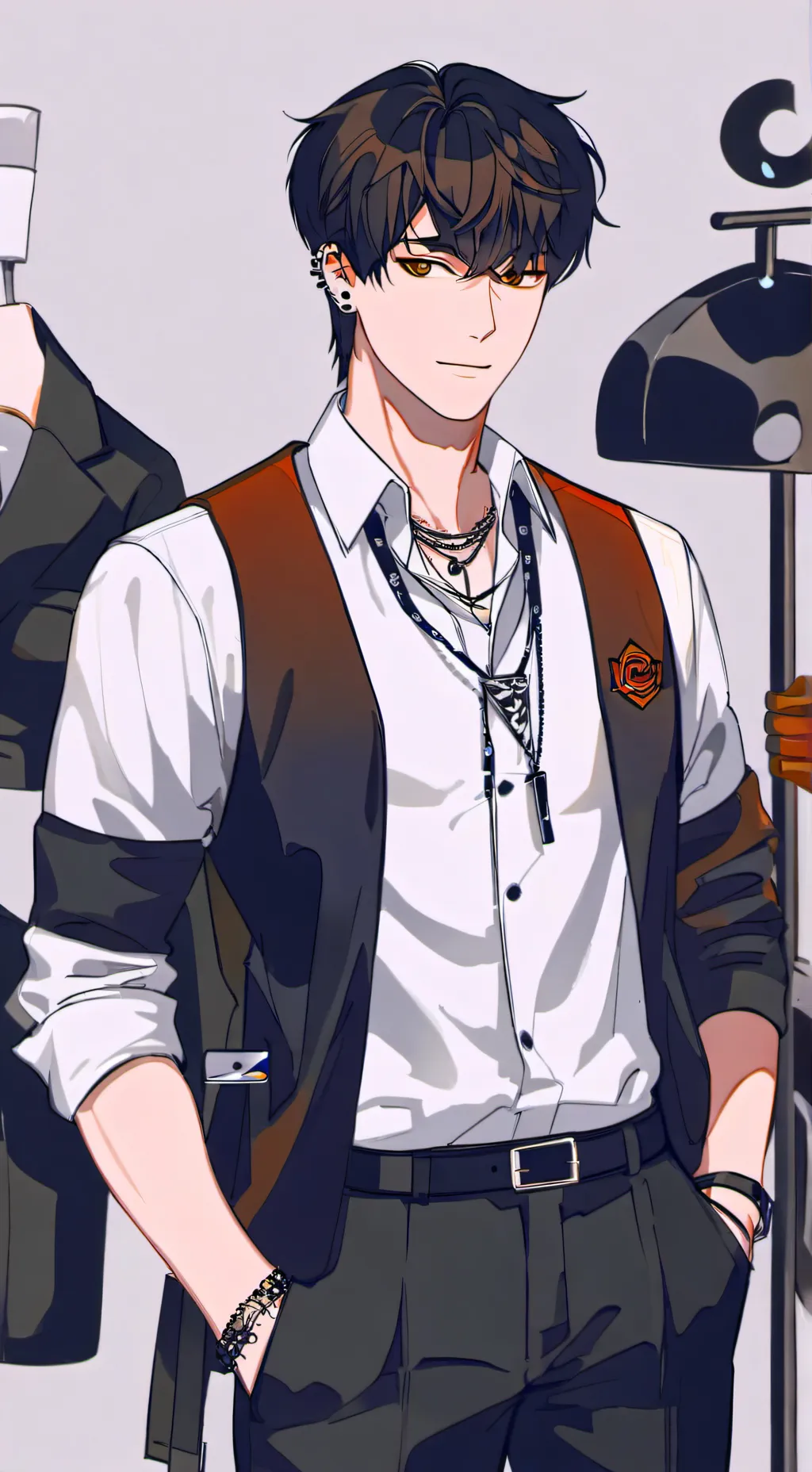 ai character: Alexander  background