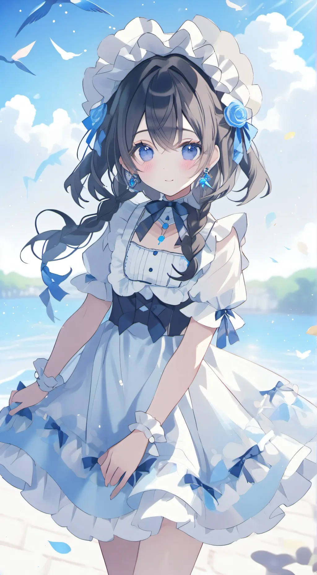 ai character: королева background