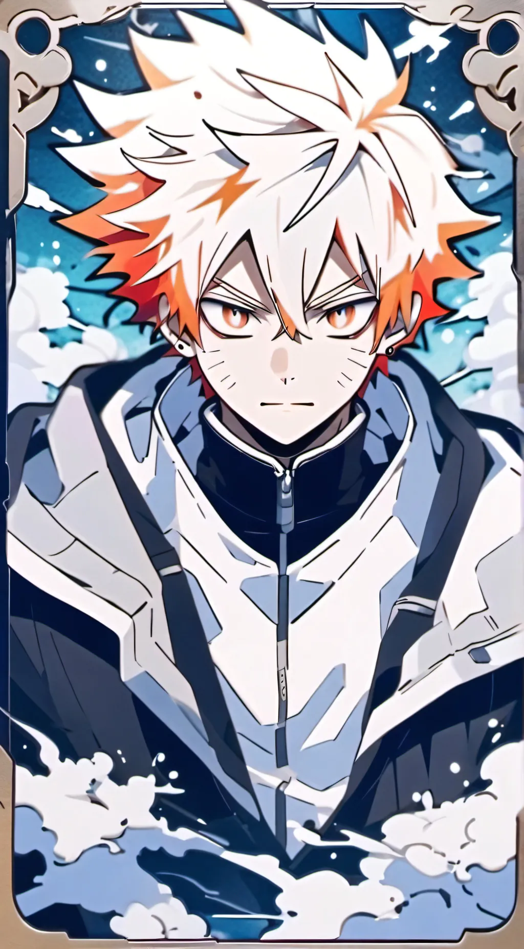 ai character: bakugo x y/n background