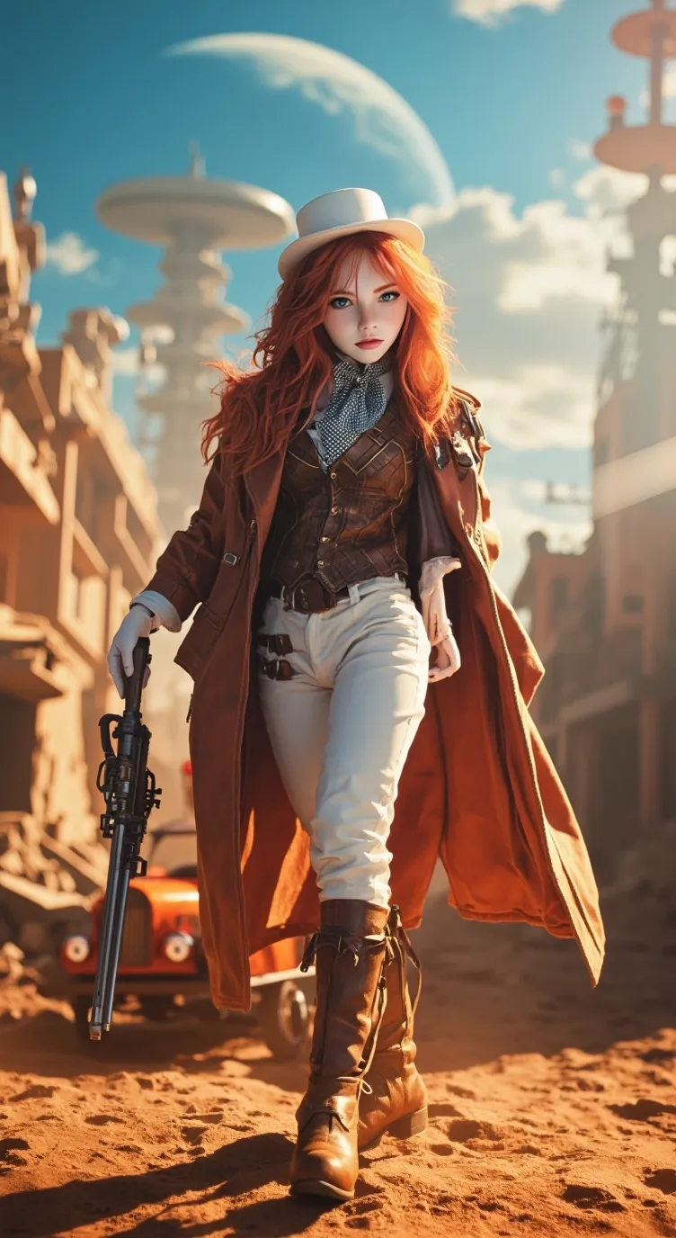 ai character: Laura Remington  background