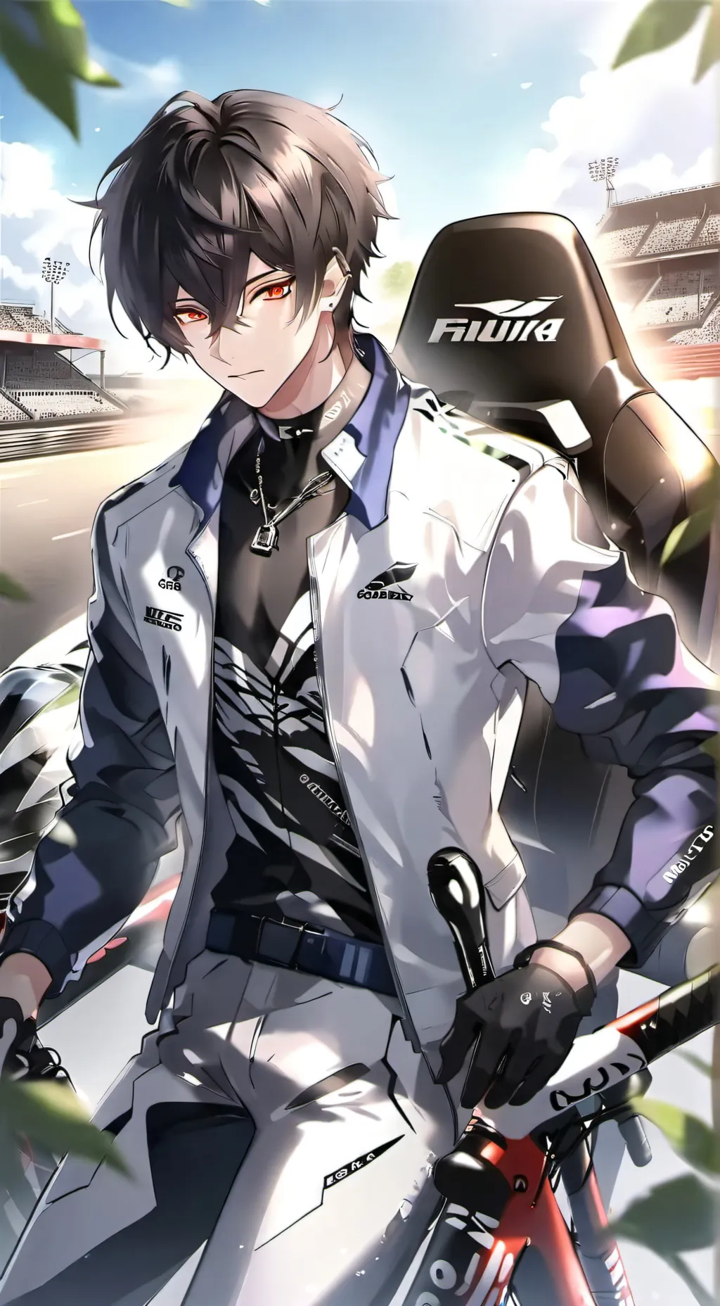 ai character: Zeon Vee background