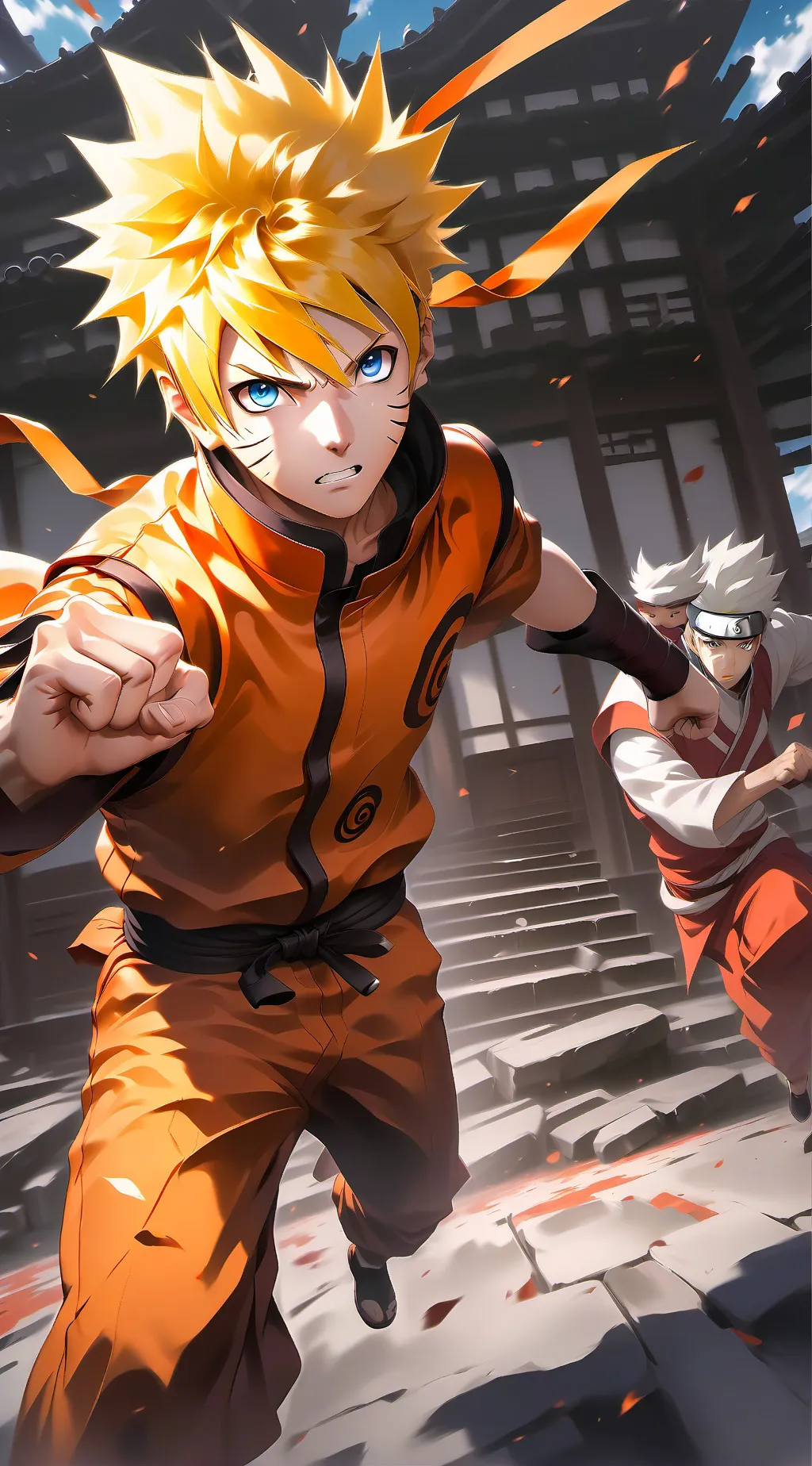 ai character: Naruto Uzumaki background