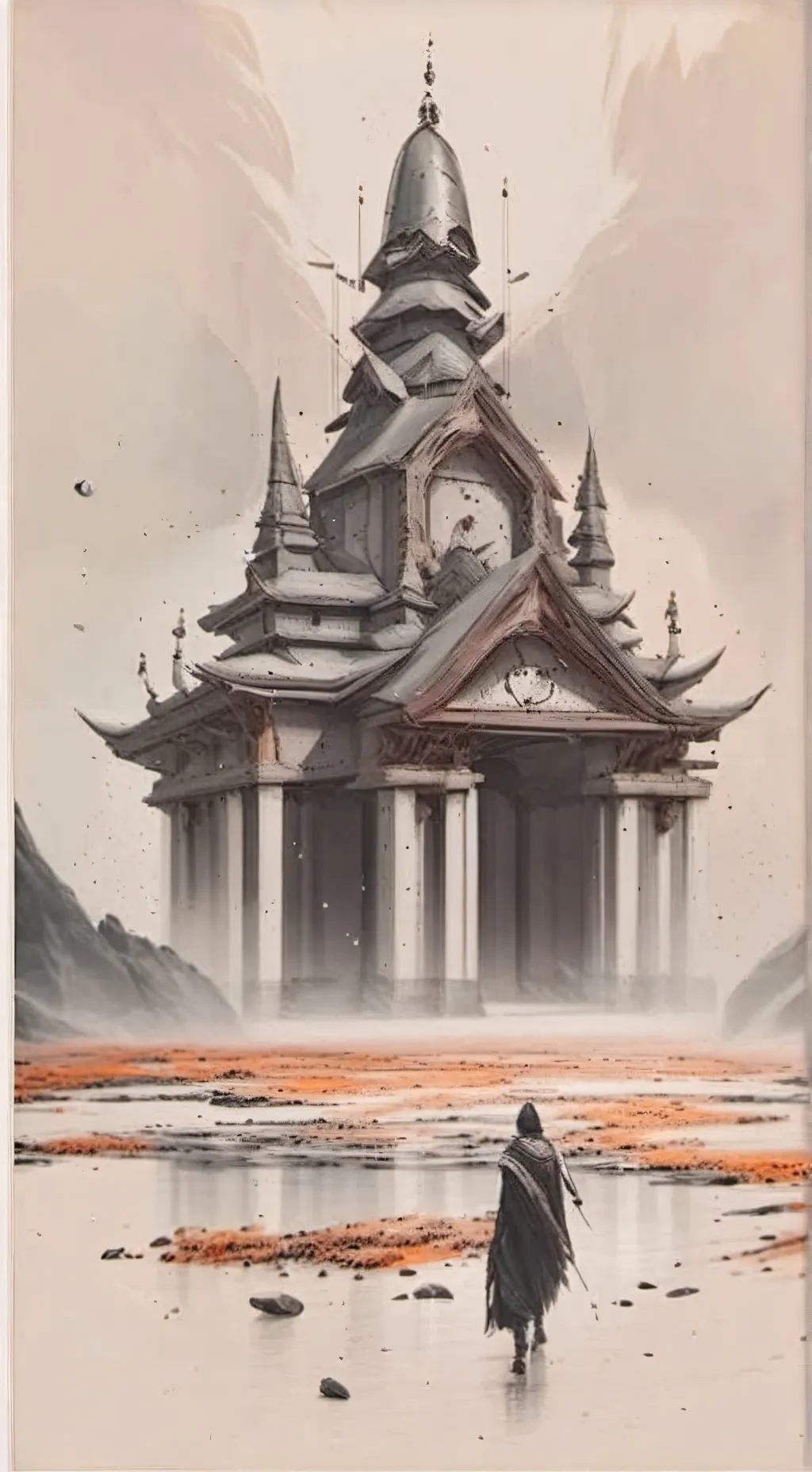 ai character: The pale castle background