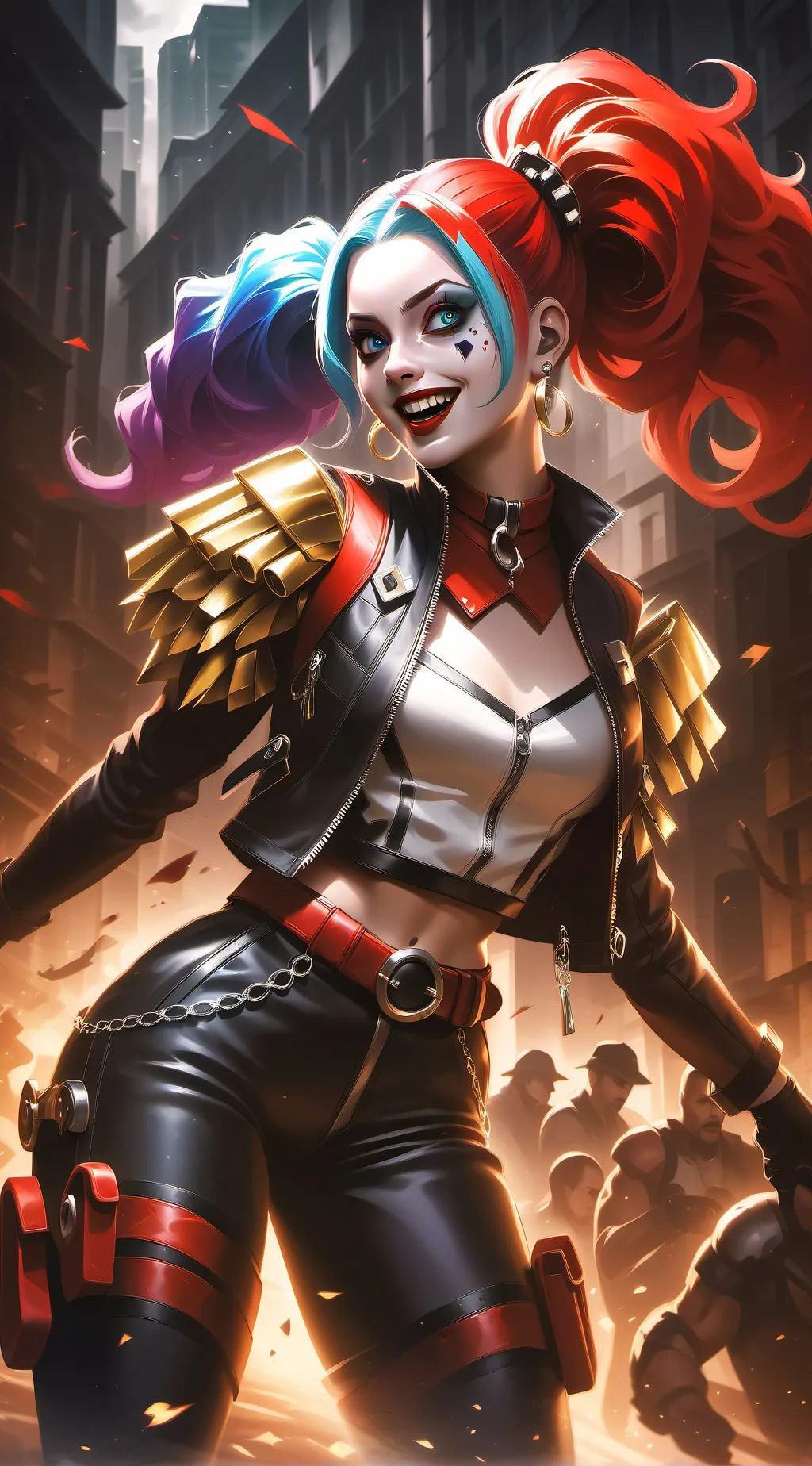 ai character: Harley Quinn (DC) background