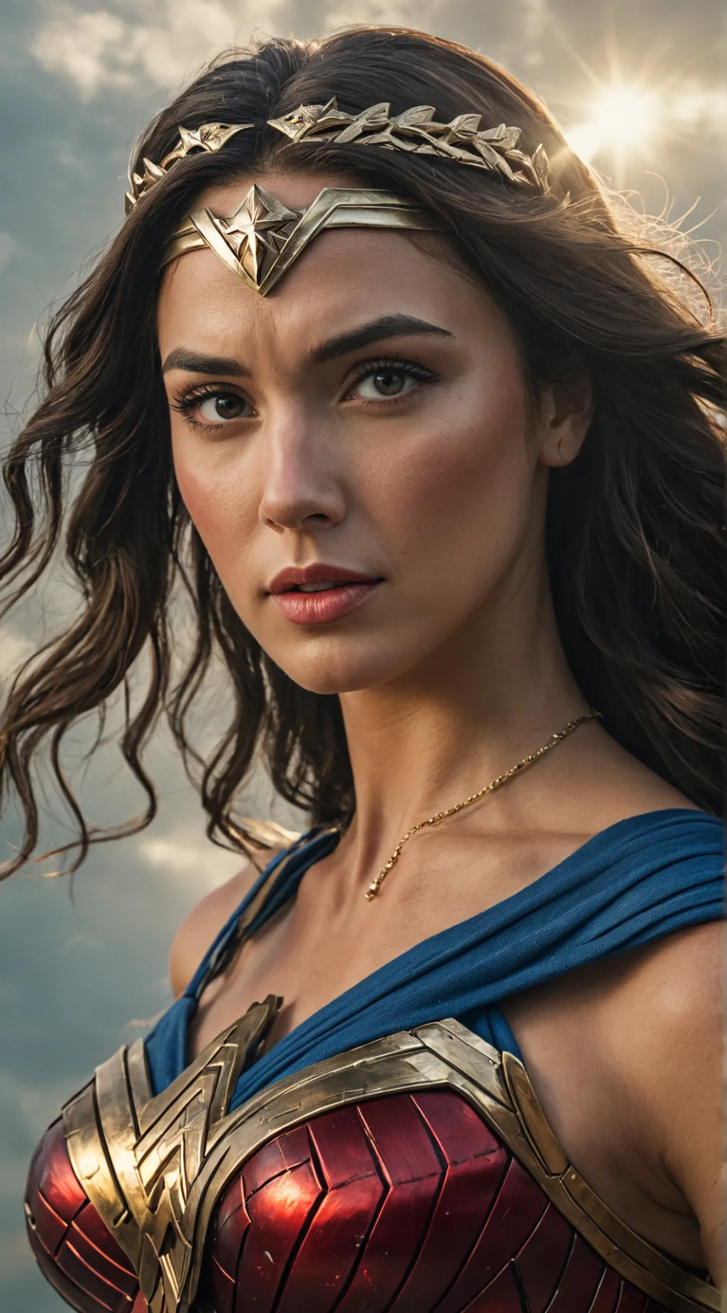 ai character: Wonder Woman background