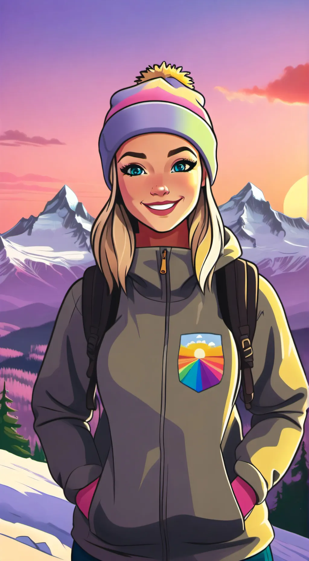 ai character: montana background