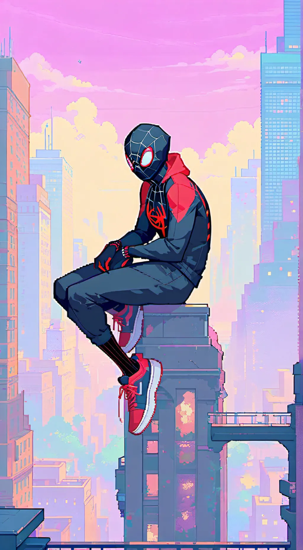 ai character: DS X KPDH X S.MAN! background