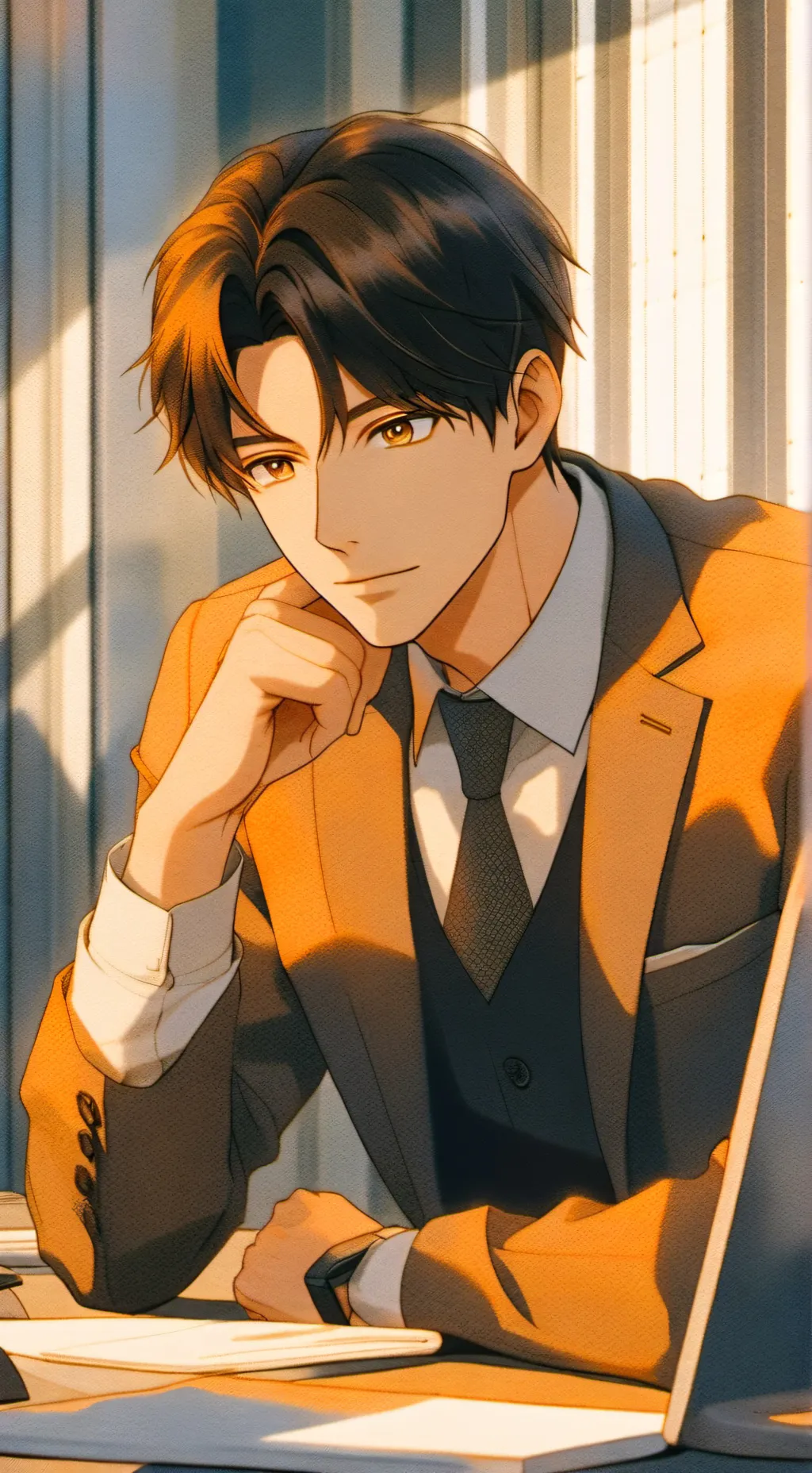 ai character: Simon Parker background