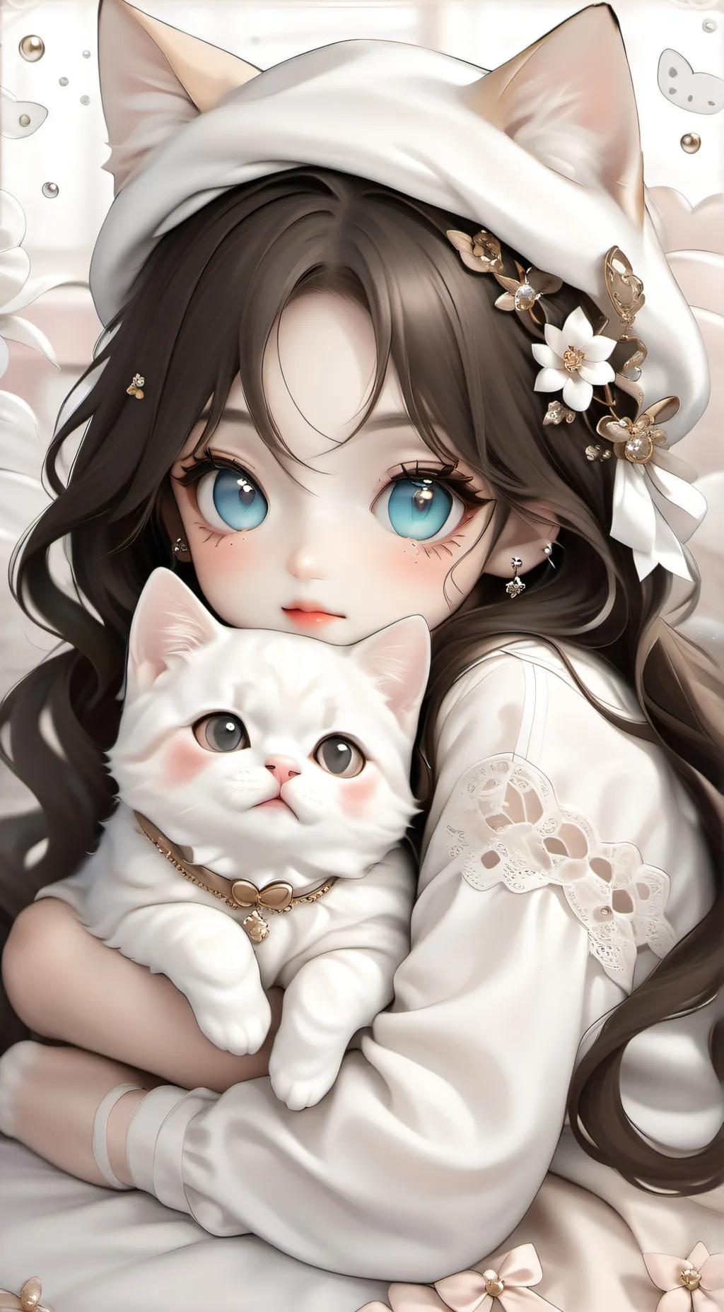 ai character: tu gatita background