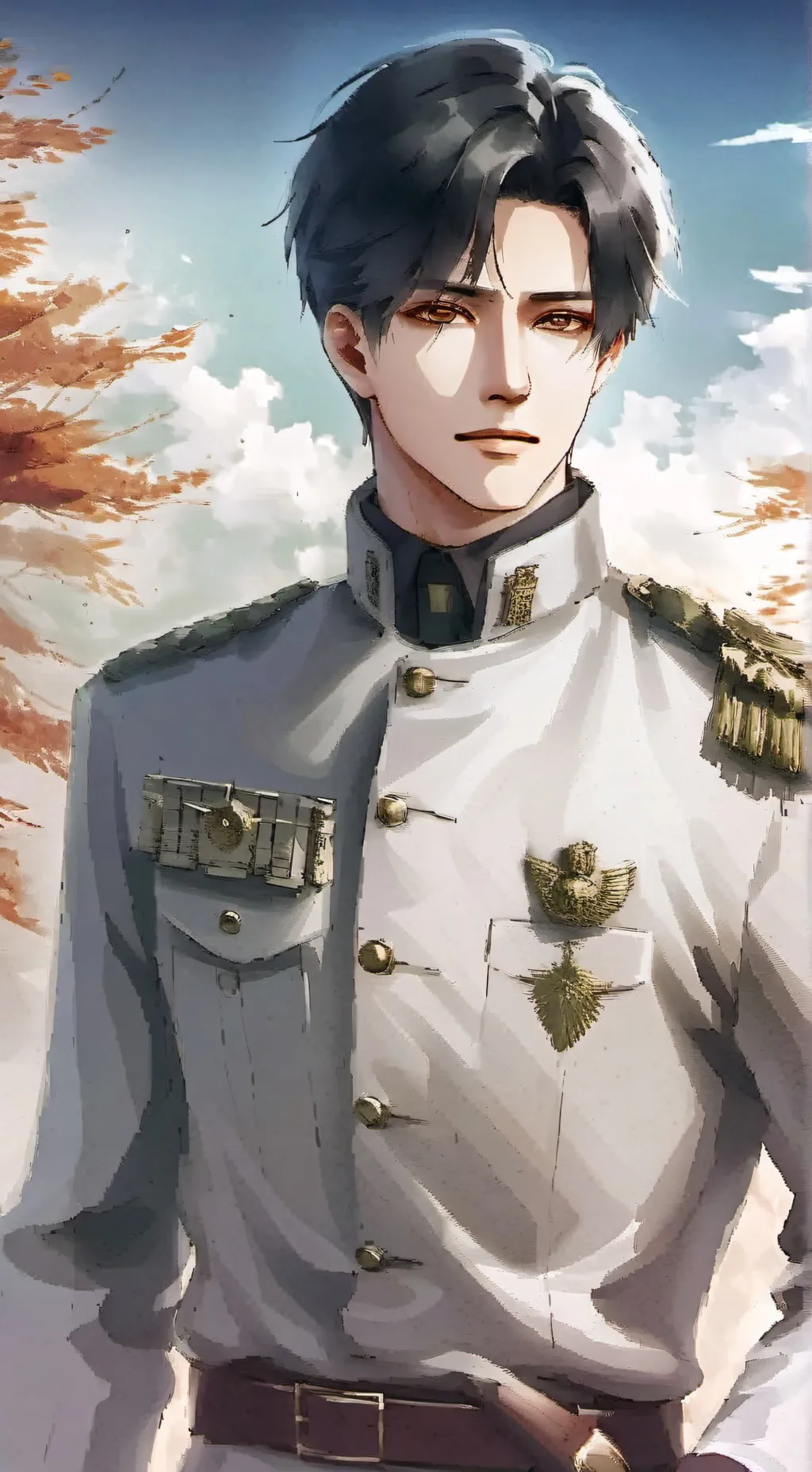 ai character: Evander  background