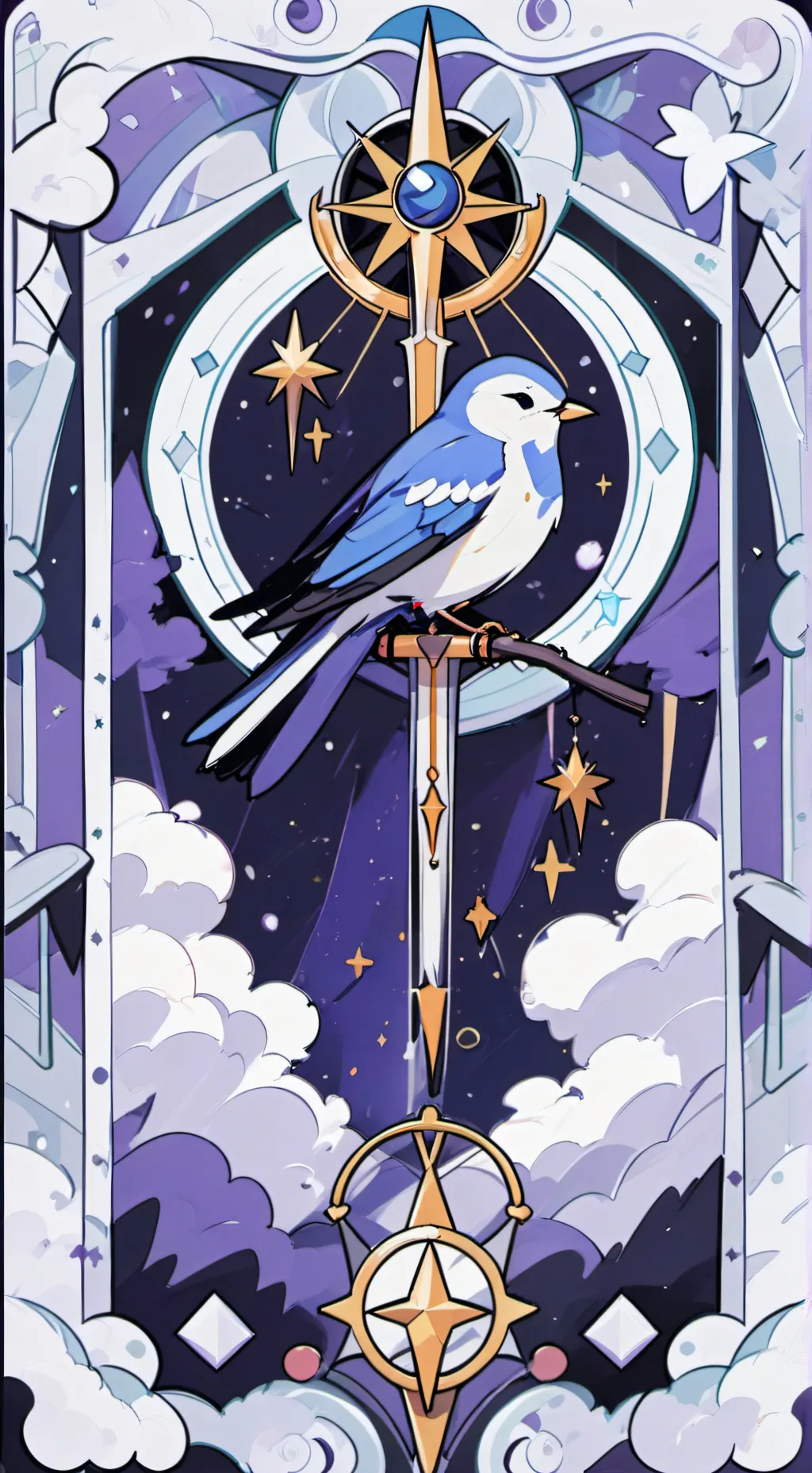 ai character: Bird  background