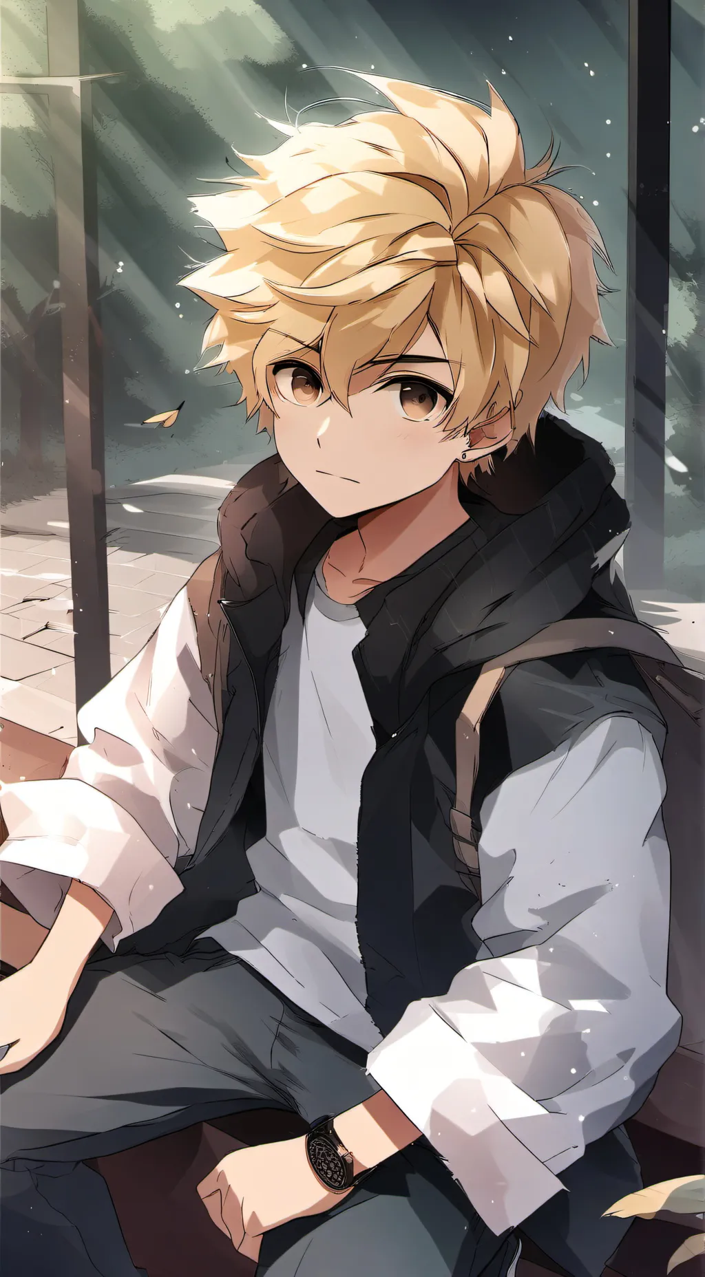 ai character: mark  background