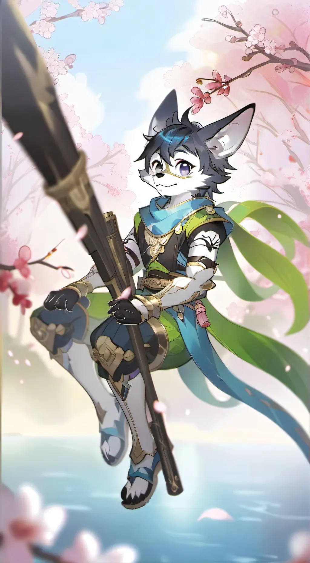 ai character: furry(gay) background