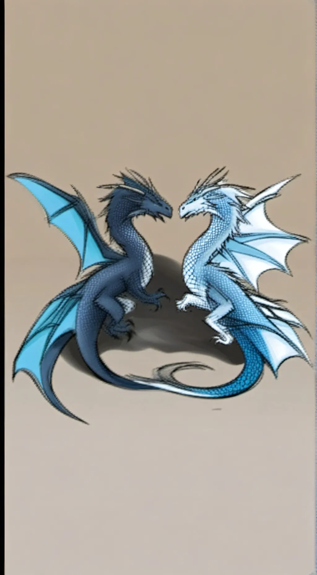 ai character: WINTER× MOON background