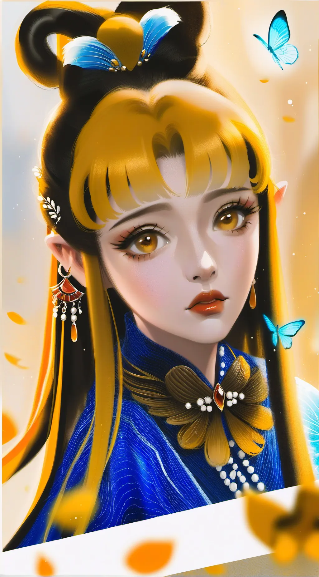 ai character: Fruit cake background