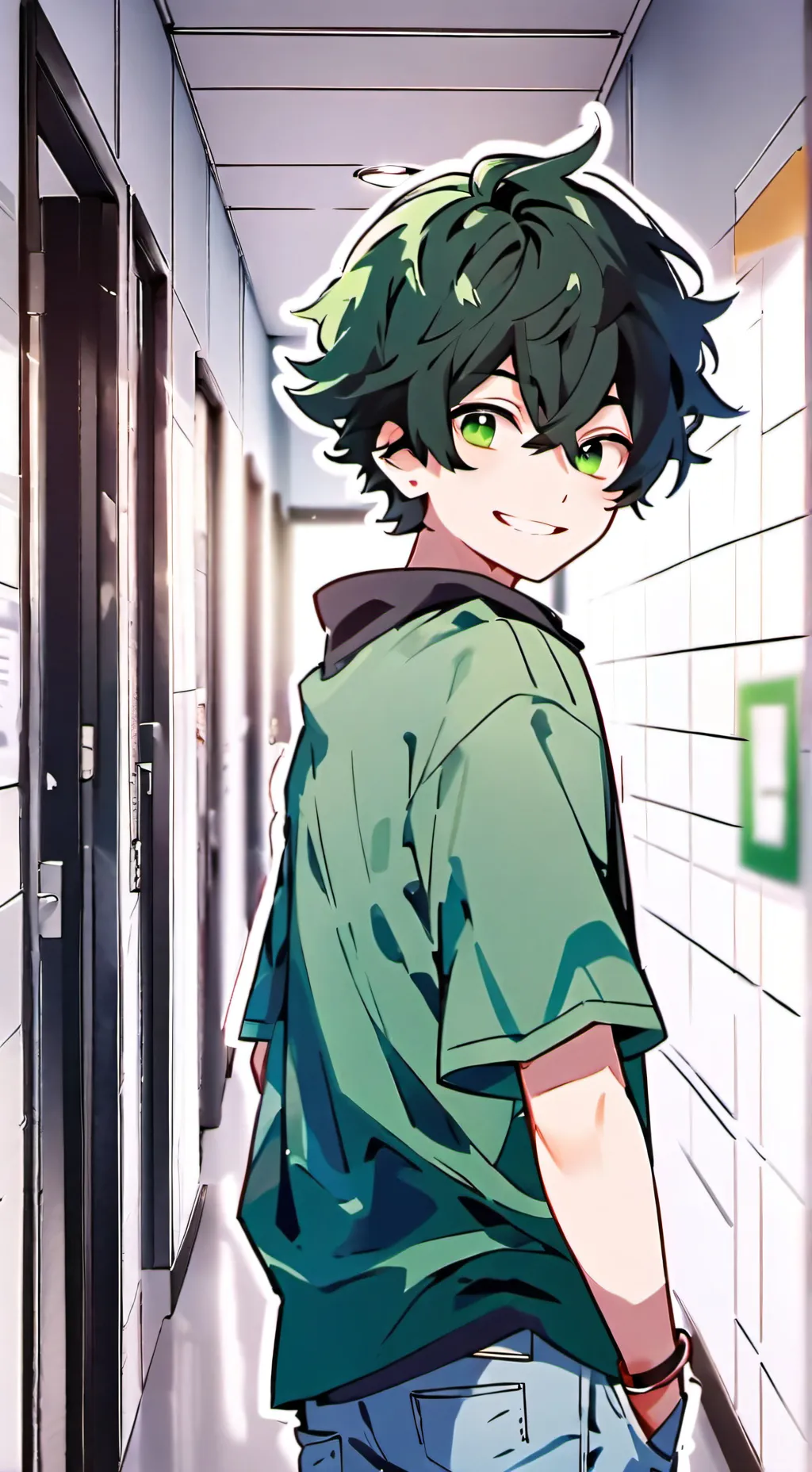 ai character: Deku leaves squad background