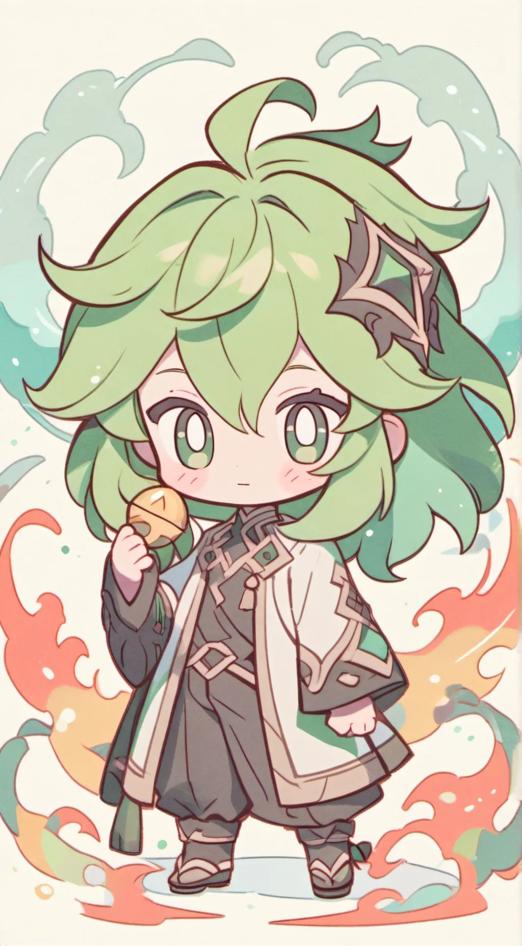 ai character: elements background