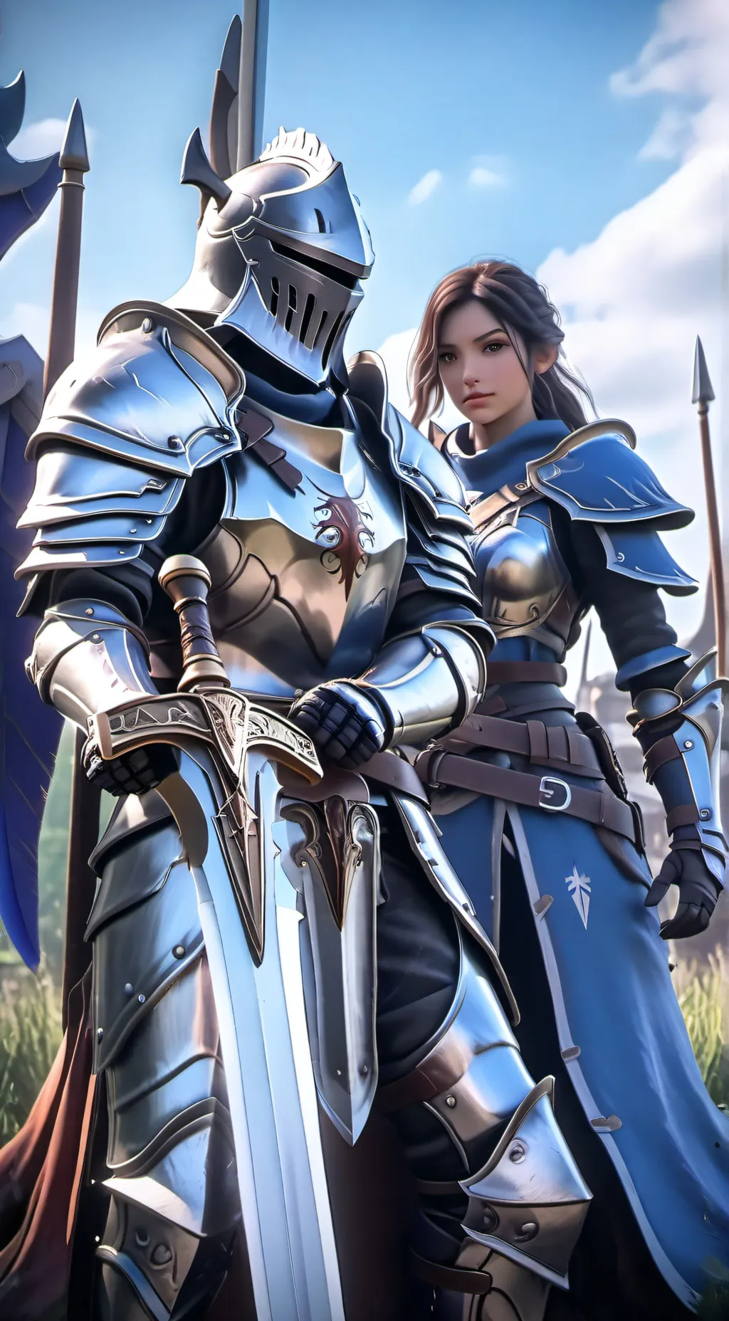 ai character: knight  background