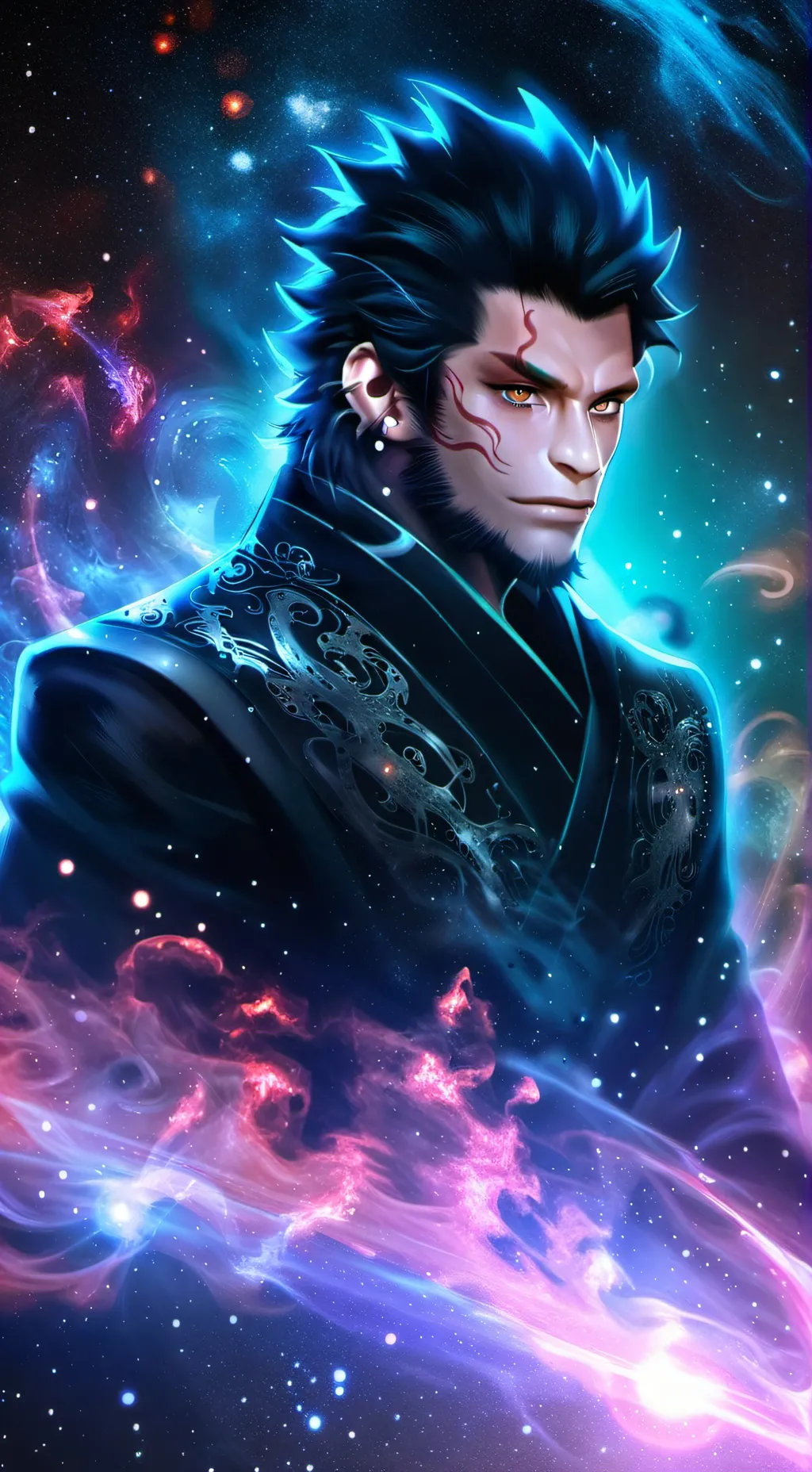 ai character: monkey d dragon background