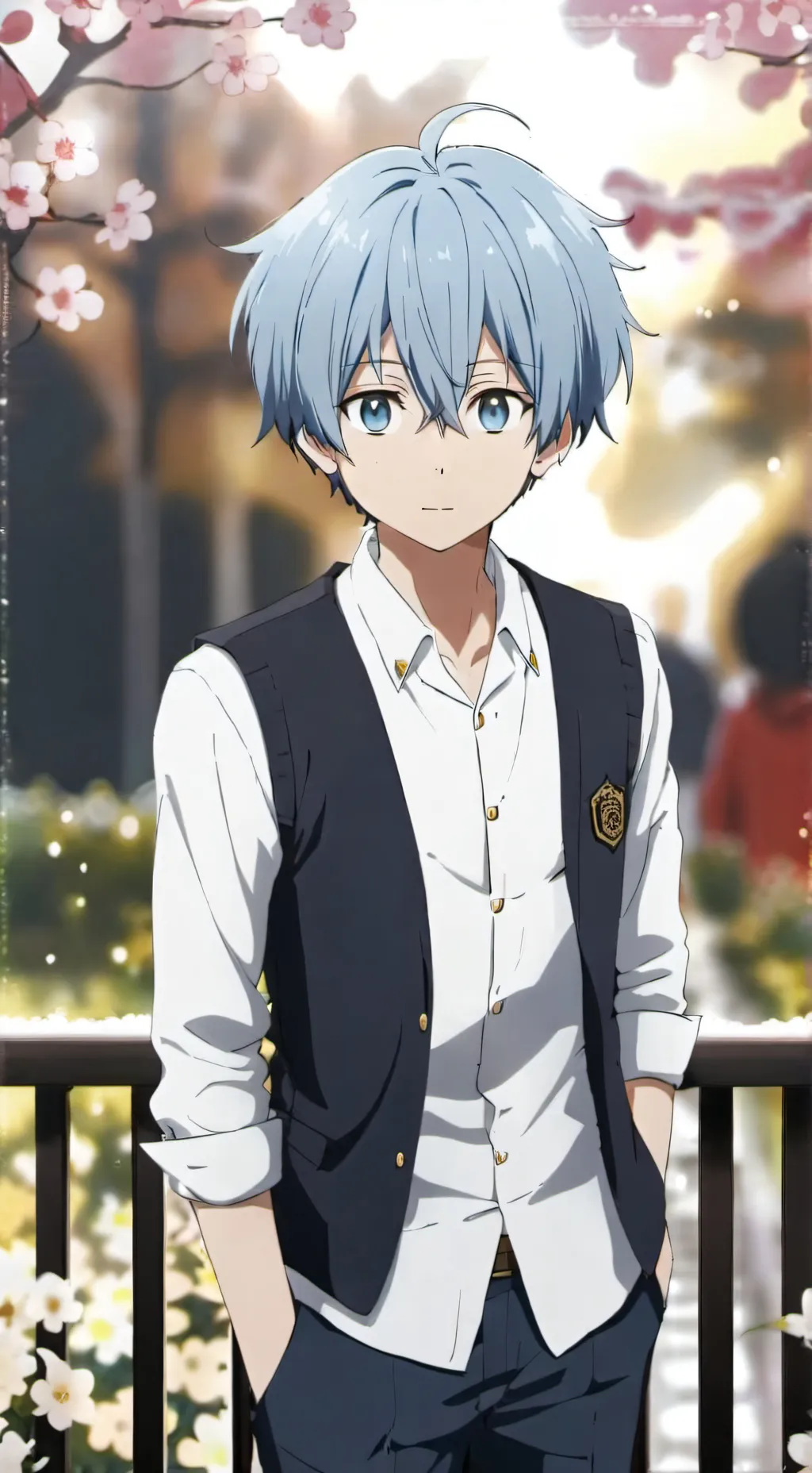 ai character: Nagisa Shiota background