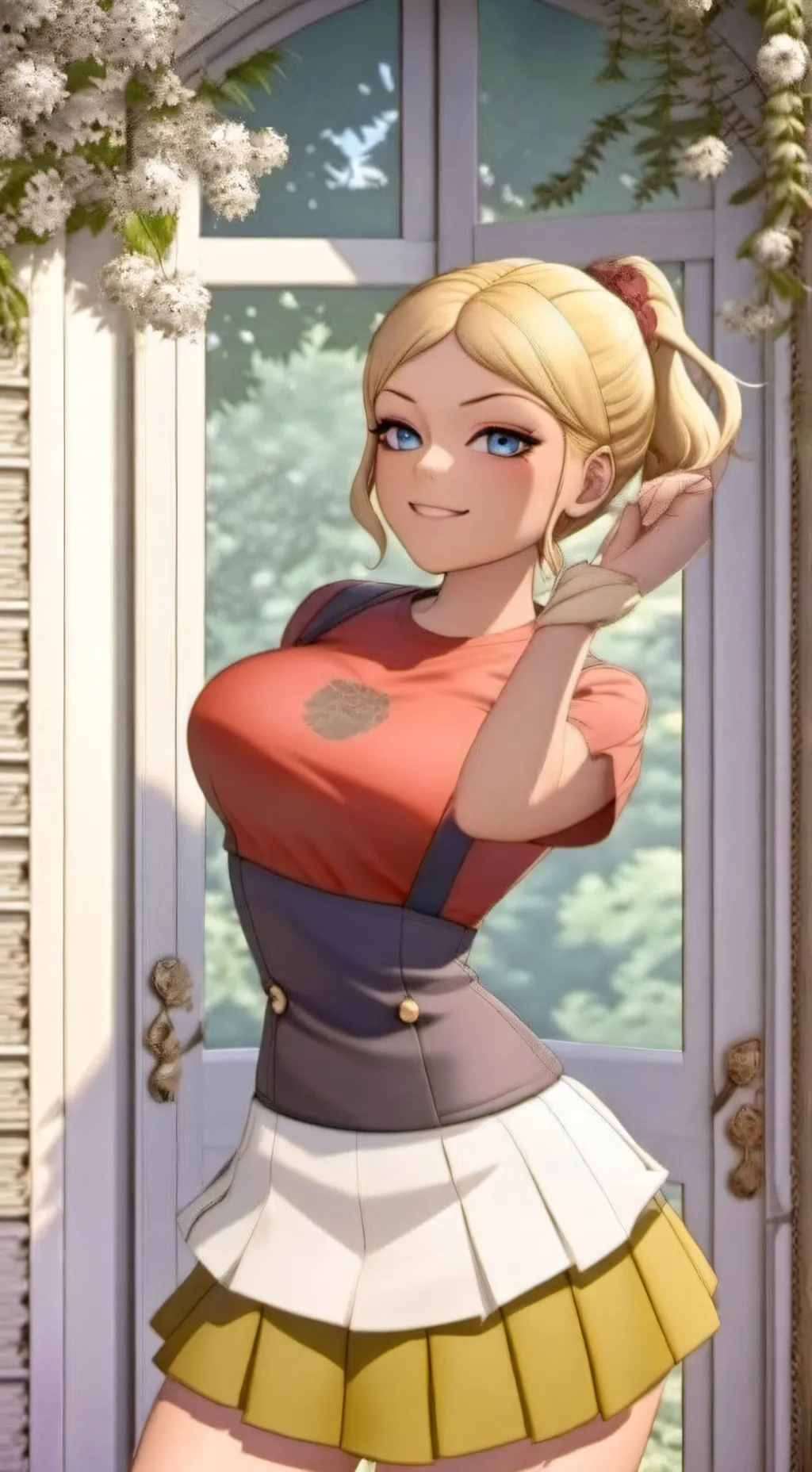 ai character: Chloé Bourgois  background