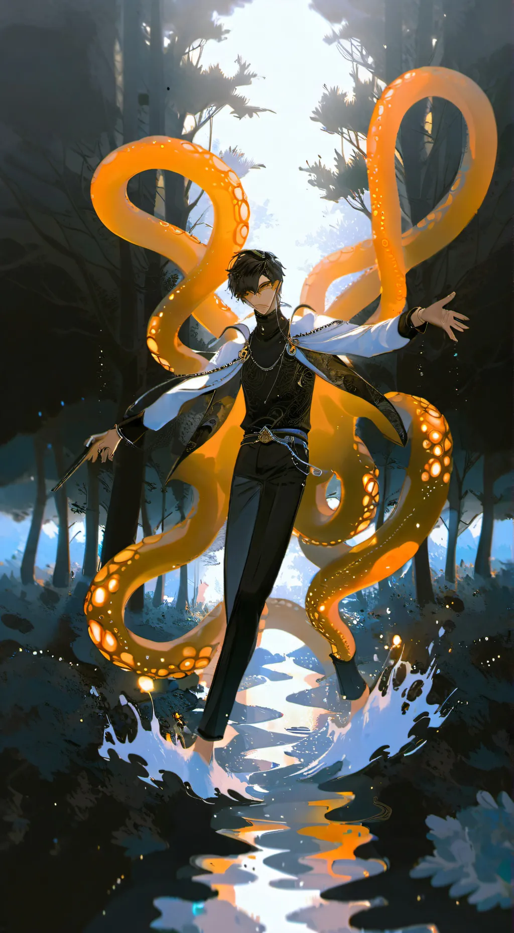 ai character: coro sensey  background