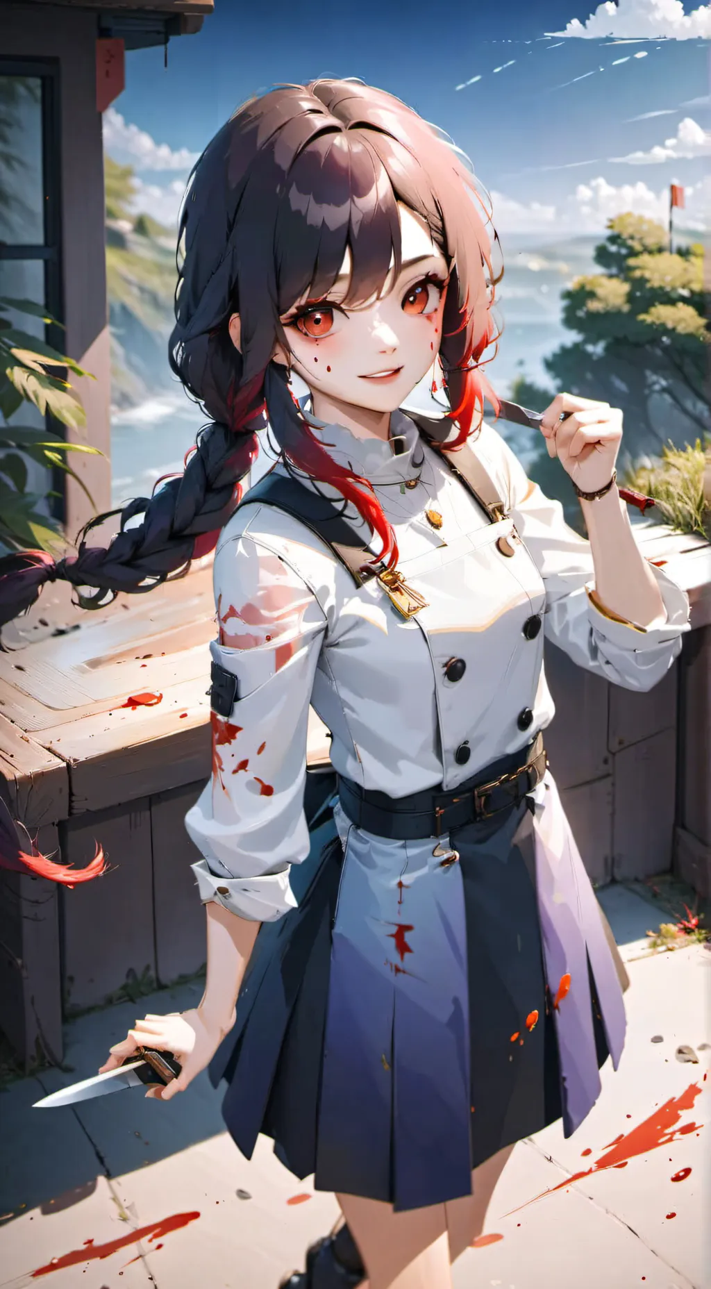 ai character: Mha murder mystery background
