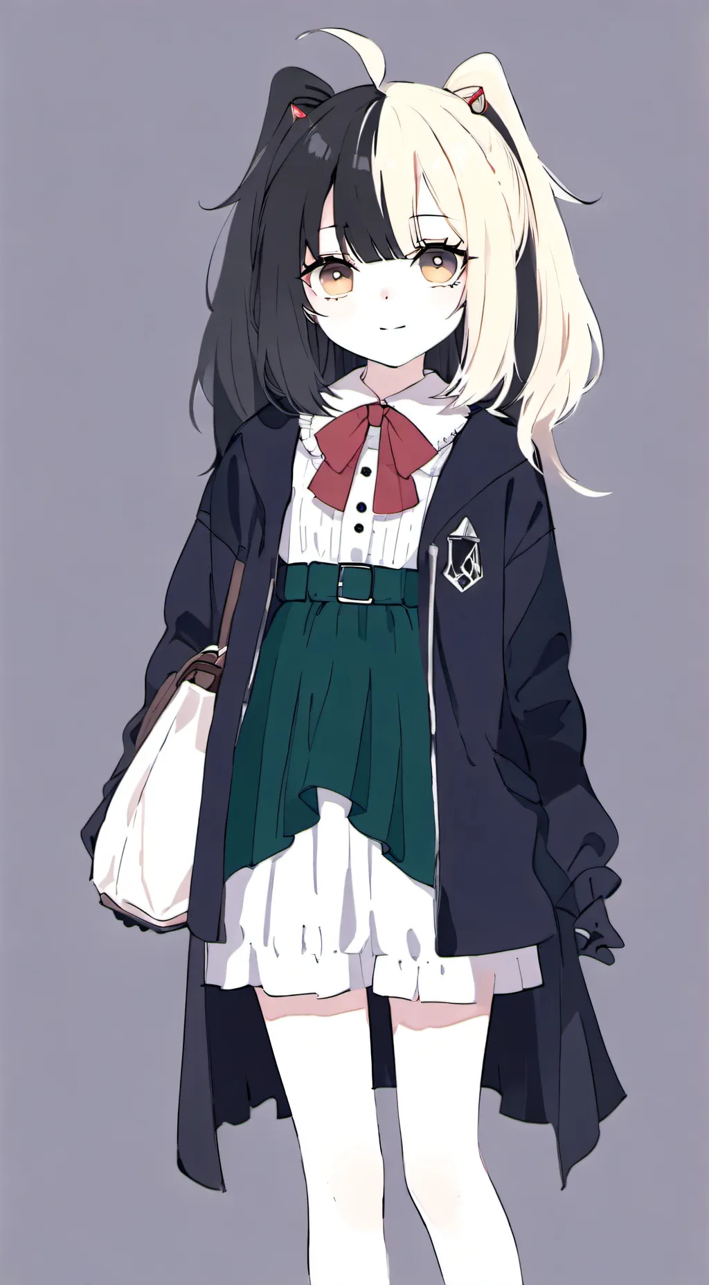 ai character: Bakugo and momo background