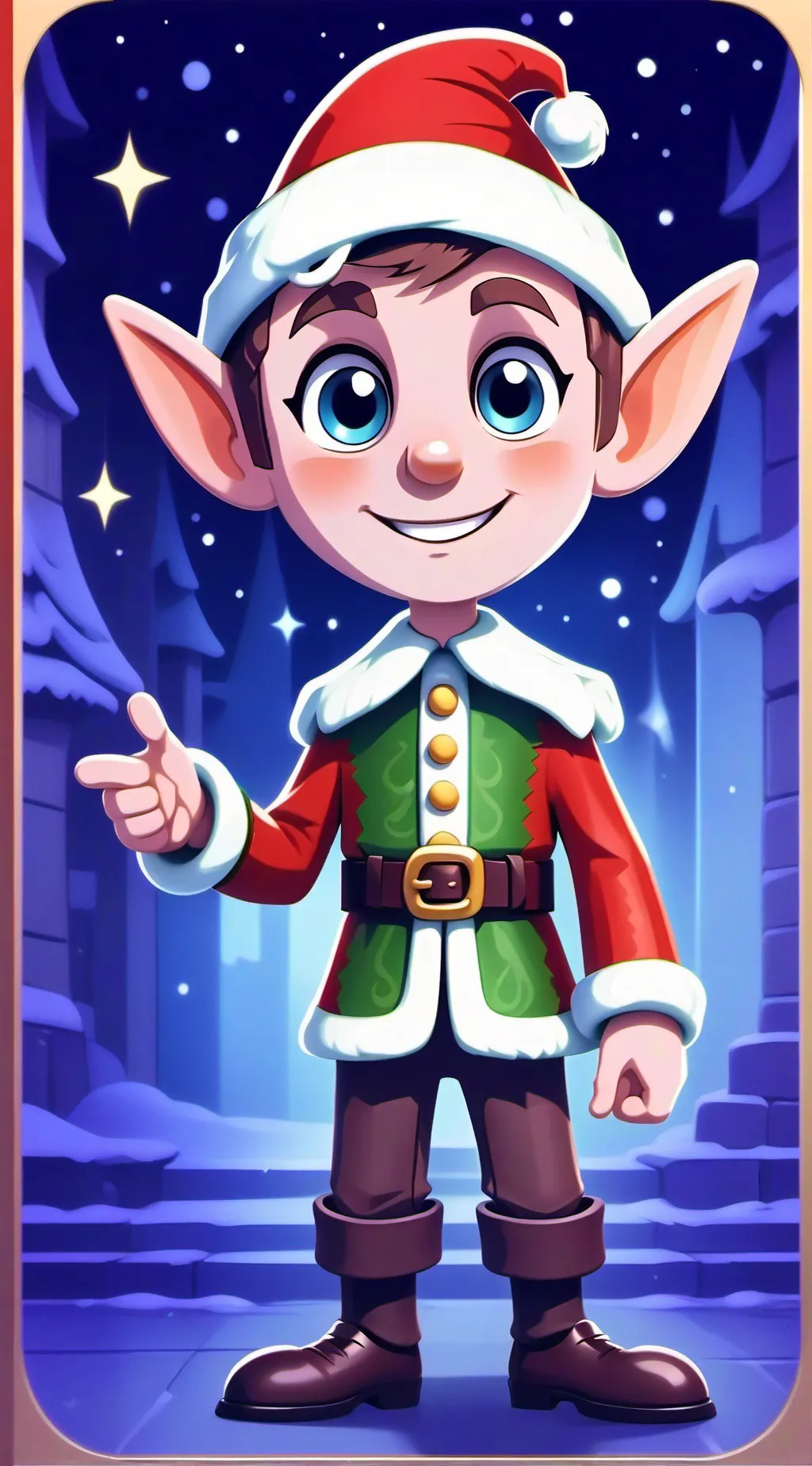ai character: Elf buddy  background