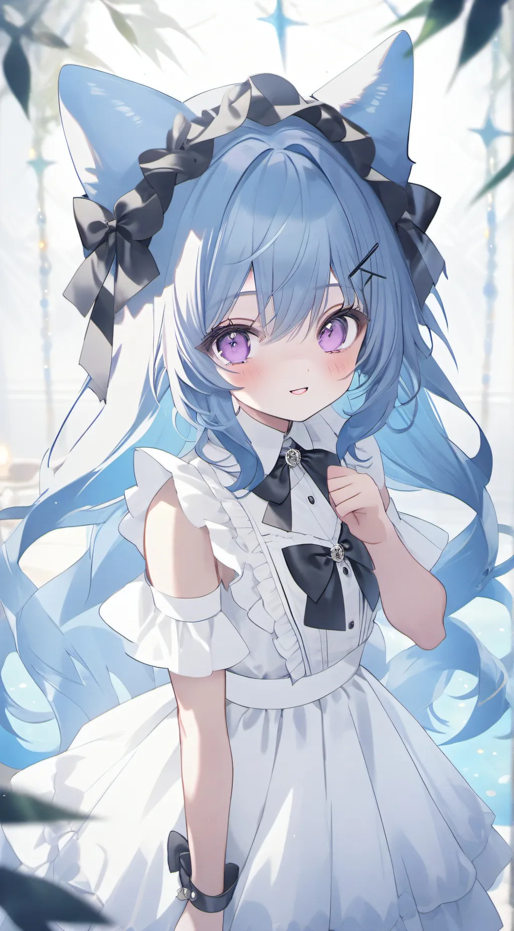 ai character: Aizu kotek szalona background